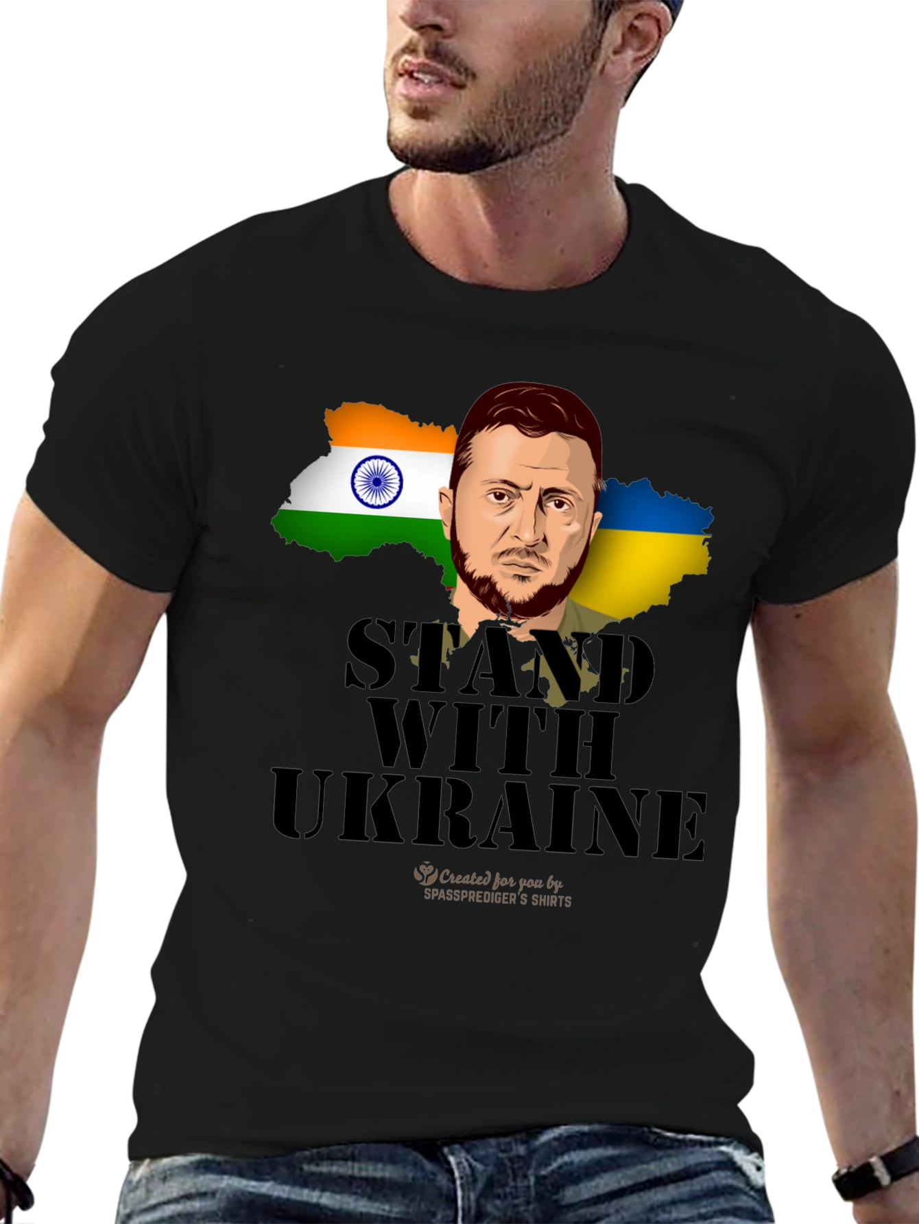 Stand With Ukraine T-Shirt Zelensky Support