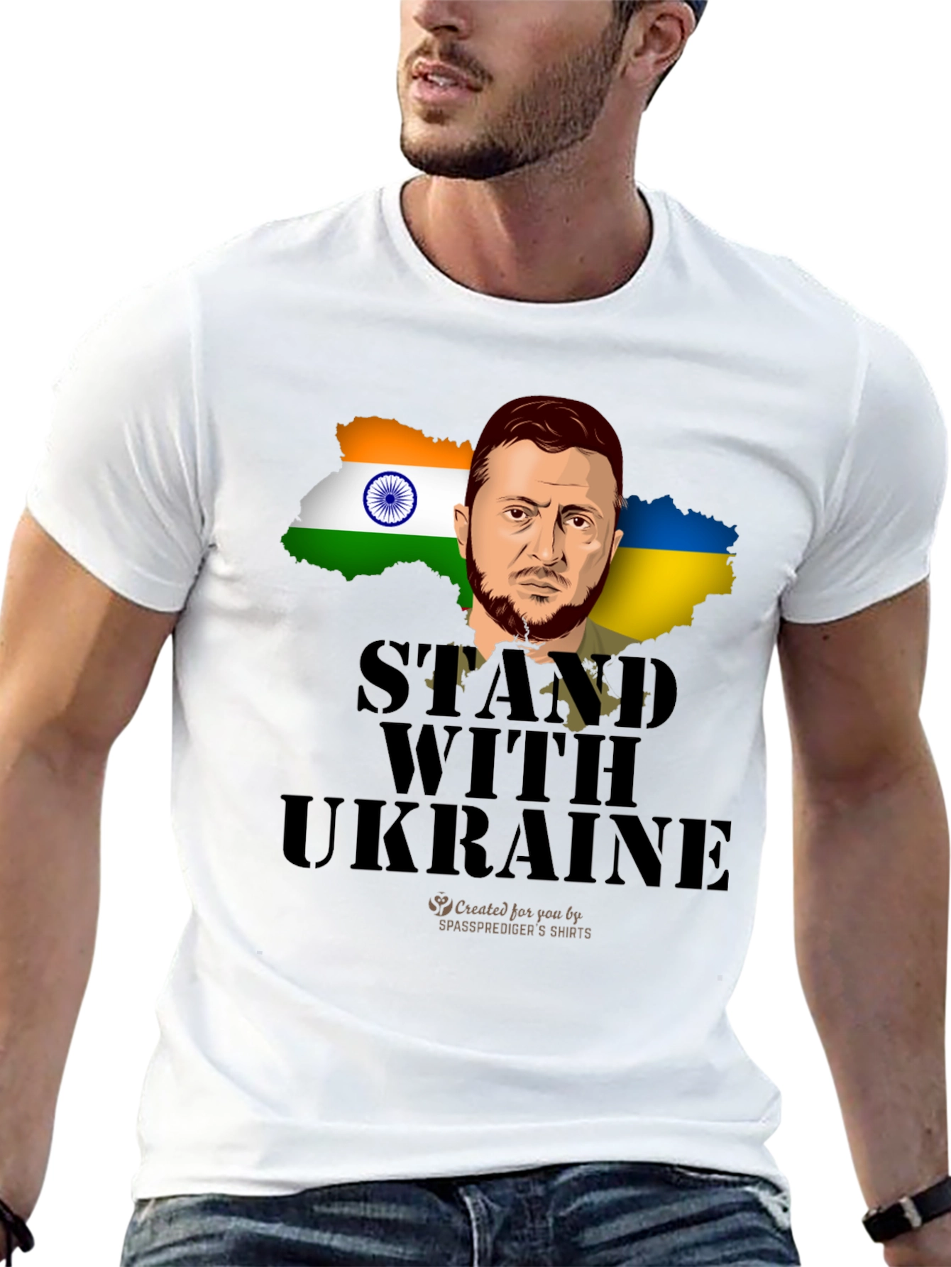 Stand With Ukraine T-Shirt Zelensky Support