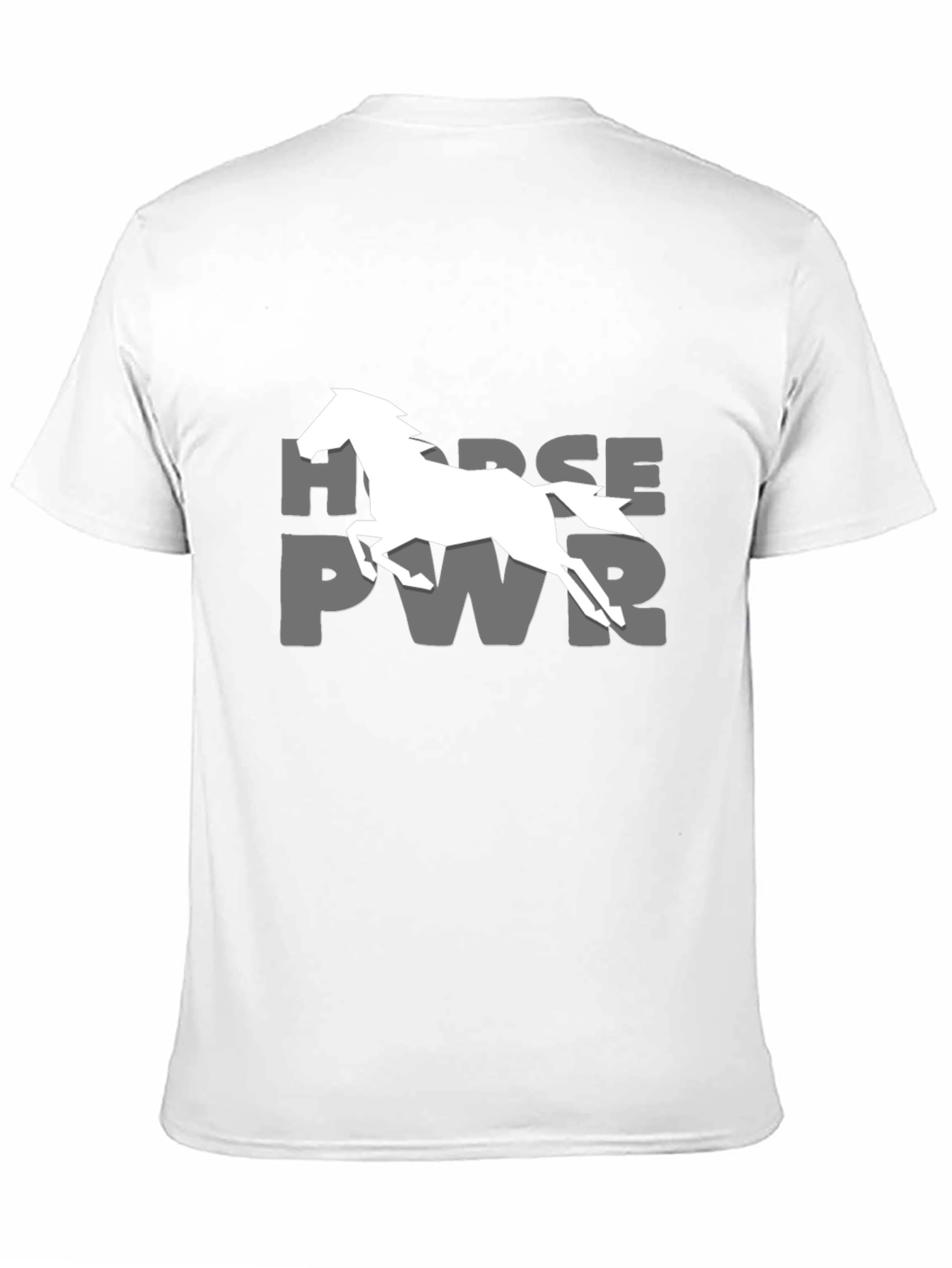 Horse Power Graphic Black T-Shirt
