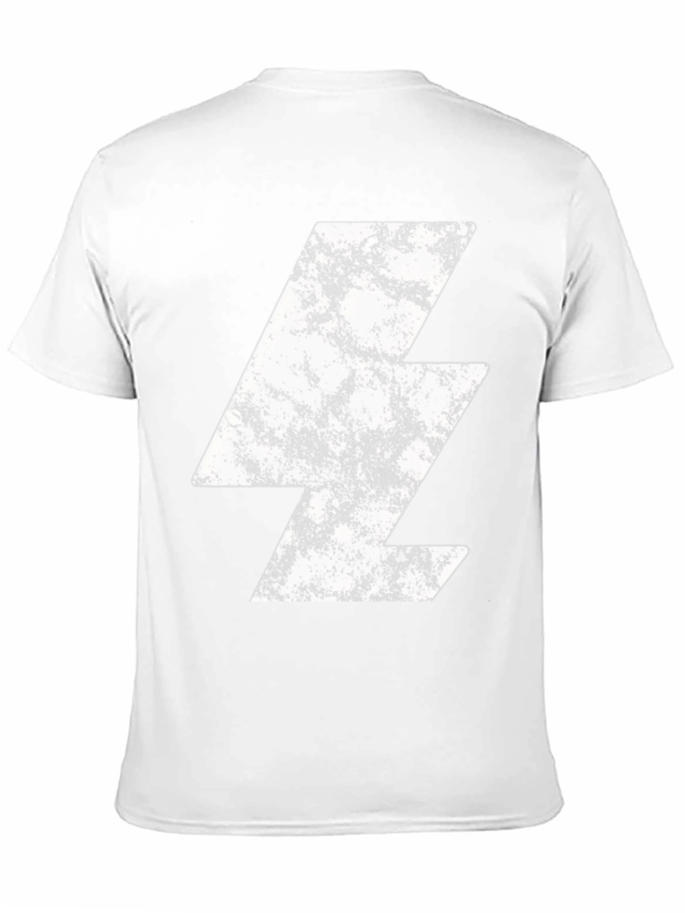 Retro Lightning Bolt Graphic Tee - Black