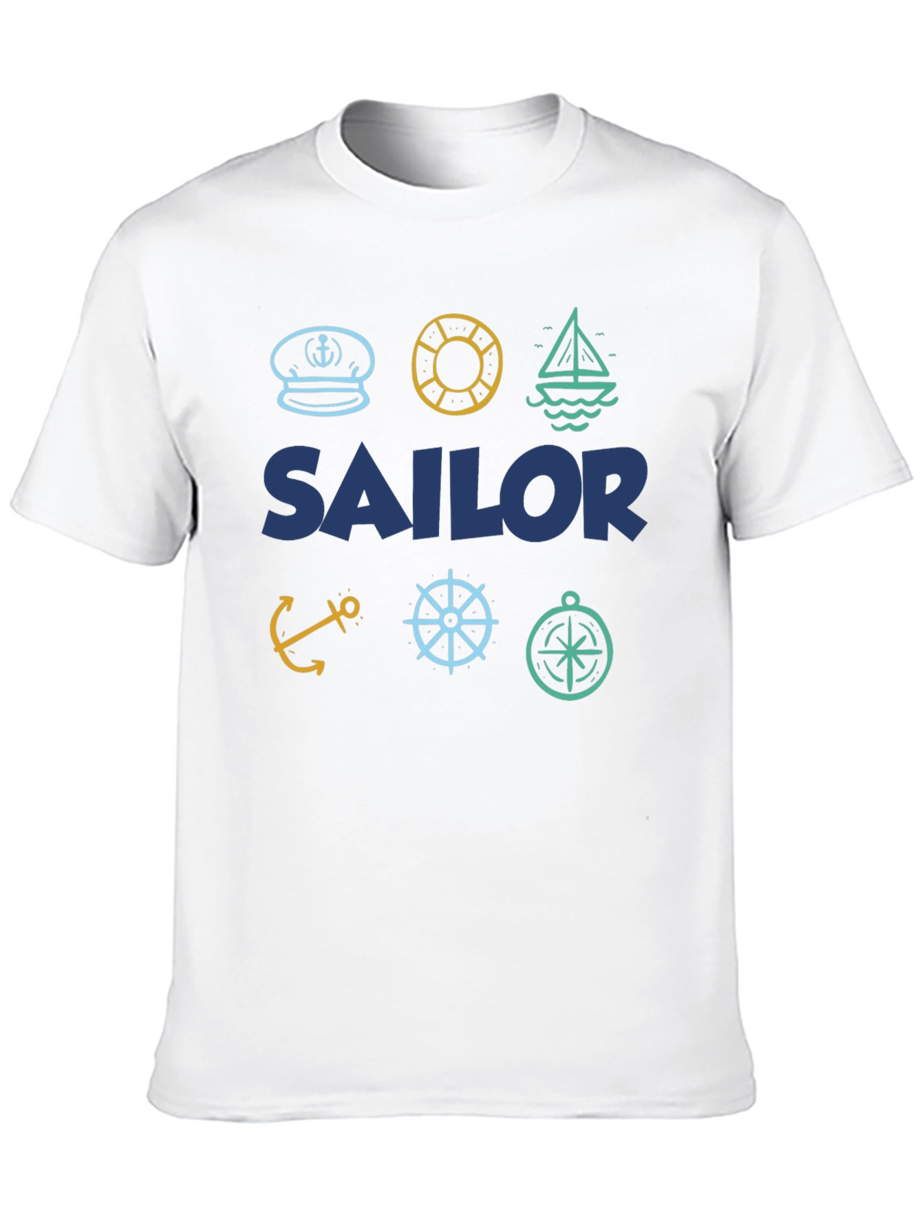 Sailor Themed T-Shirt | Nautical Design | Menswear
