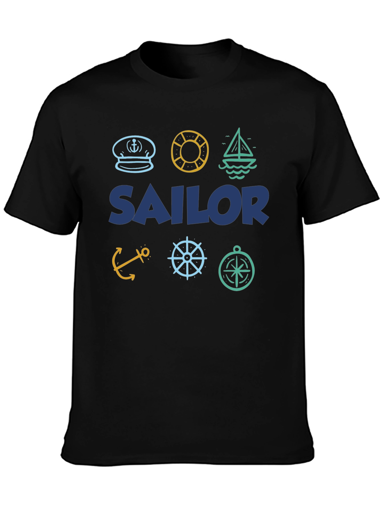 Sailor Themed T-Shirt | Nautical Design | Menswear