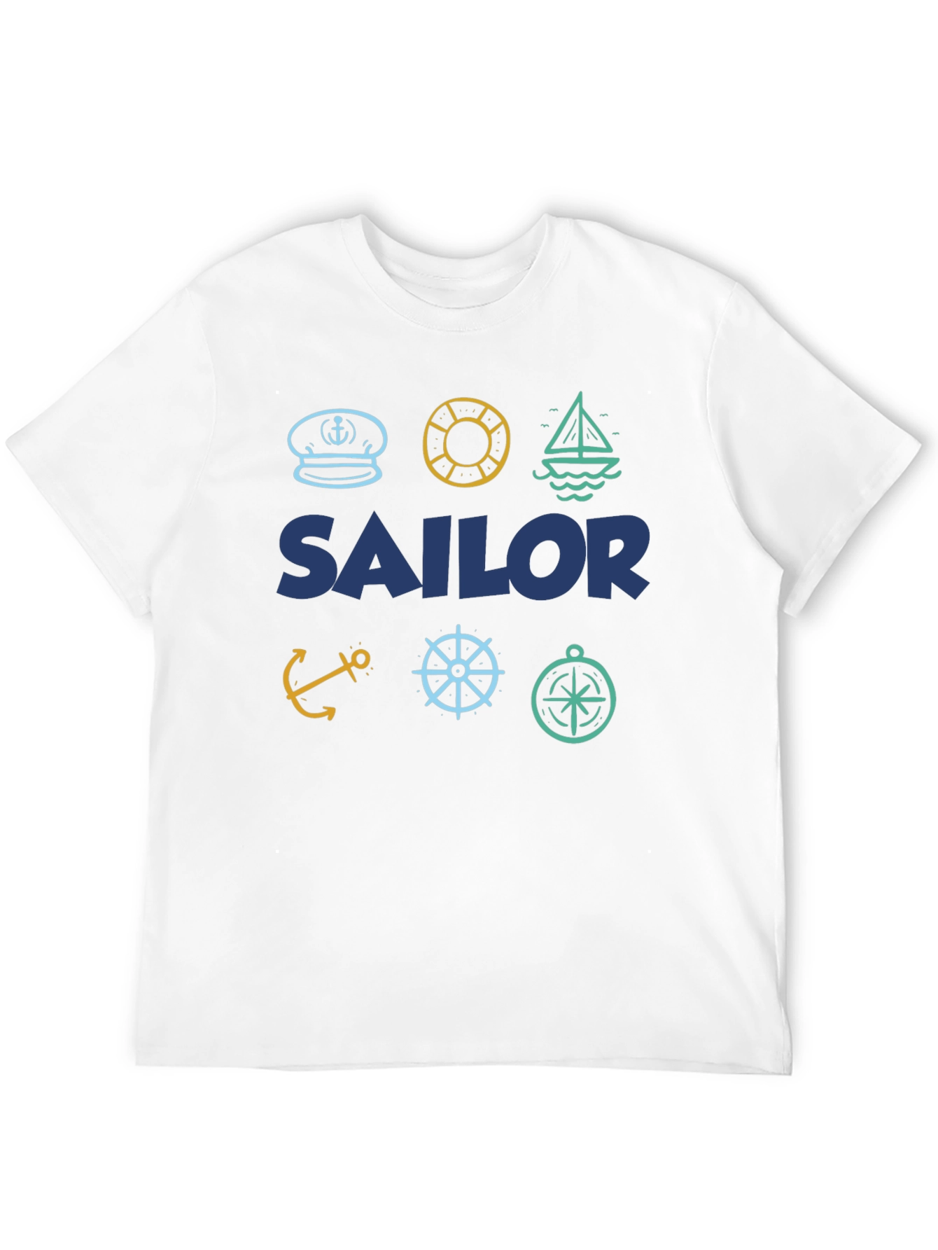 Sailor Themed T-Shirt | Nautical Design | Menswear