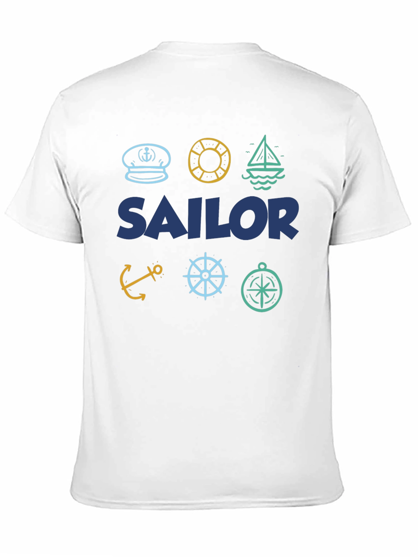 Sailor Themed T-Shirt | Nautical Design | Menswear
