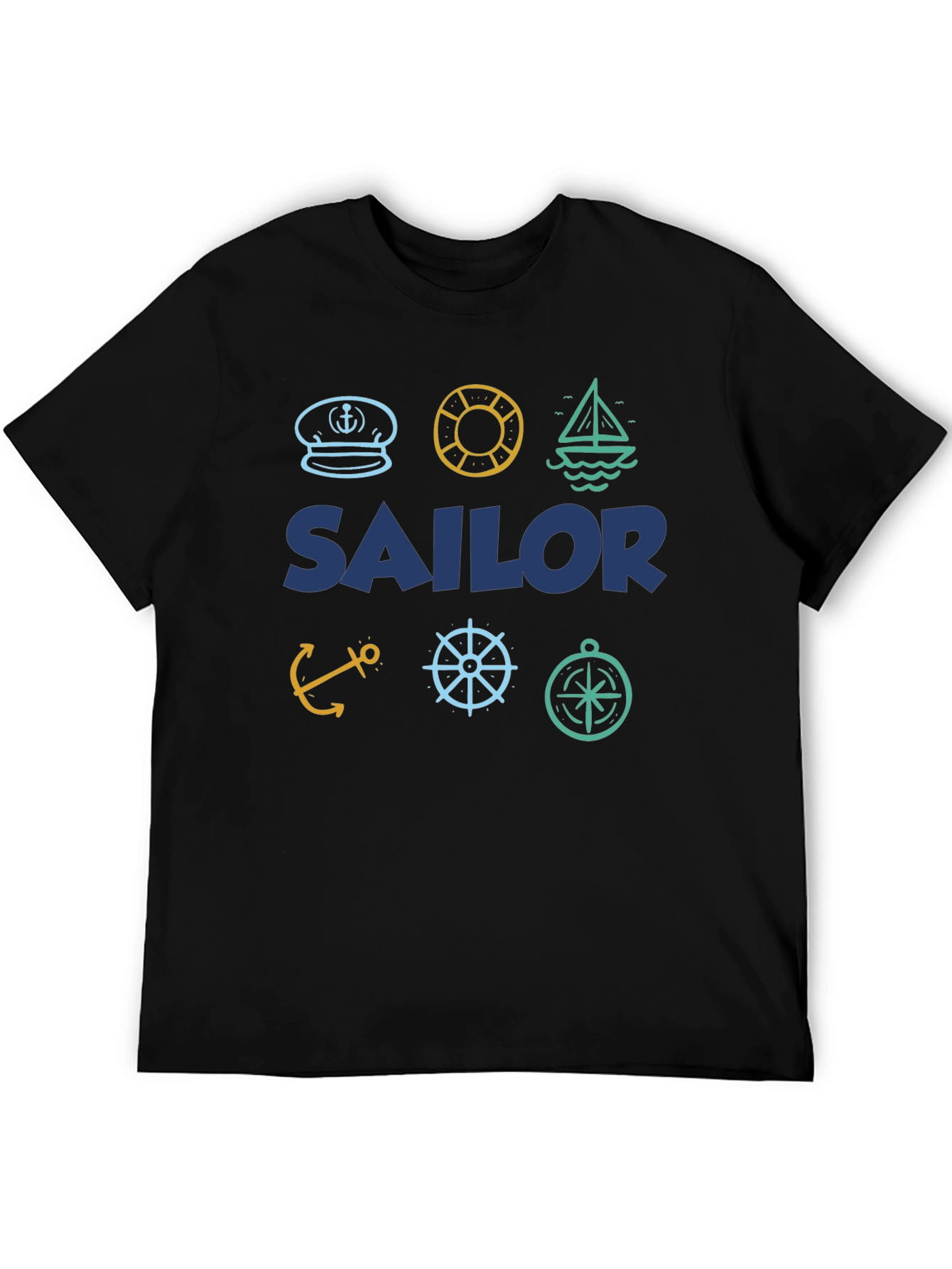 Sailor Themed T-Shirt | Nautical Design | Menswear