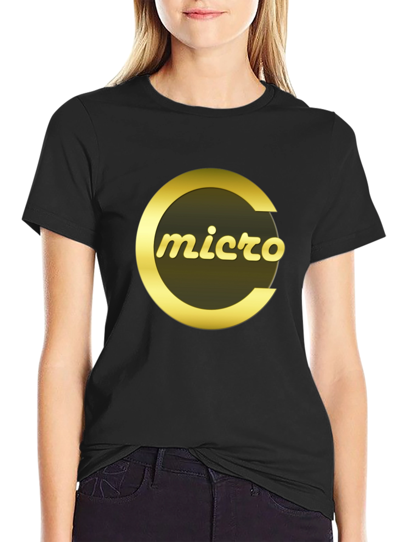 Micro Logo Graphic Tee - Soft Cotton Blend