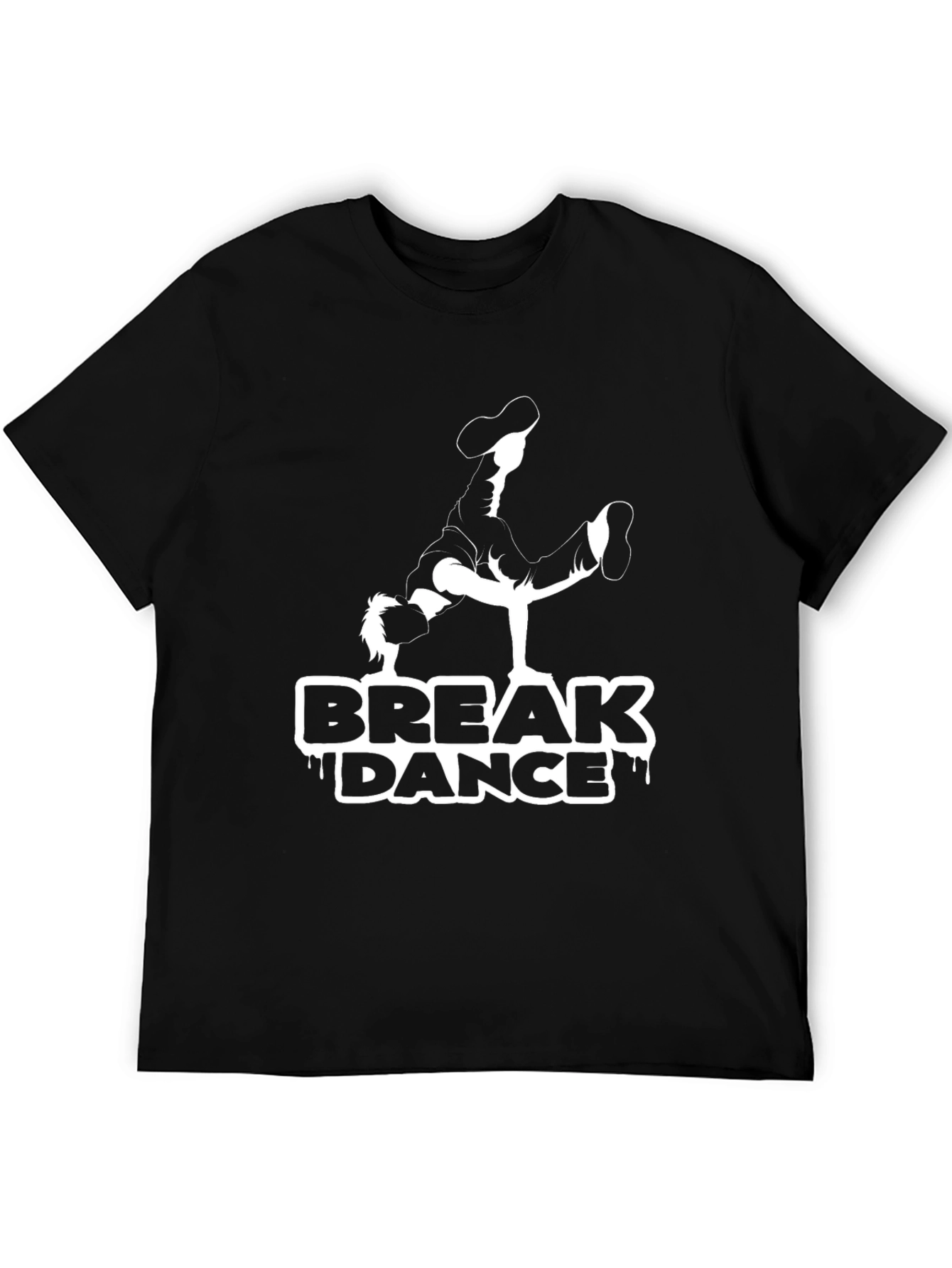Break Dance Graphic Tee - Black T-Shirt