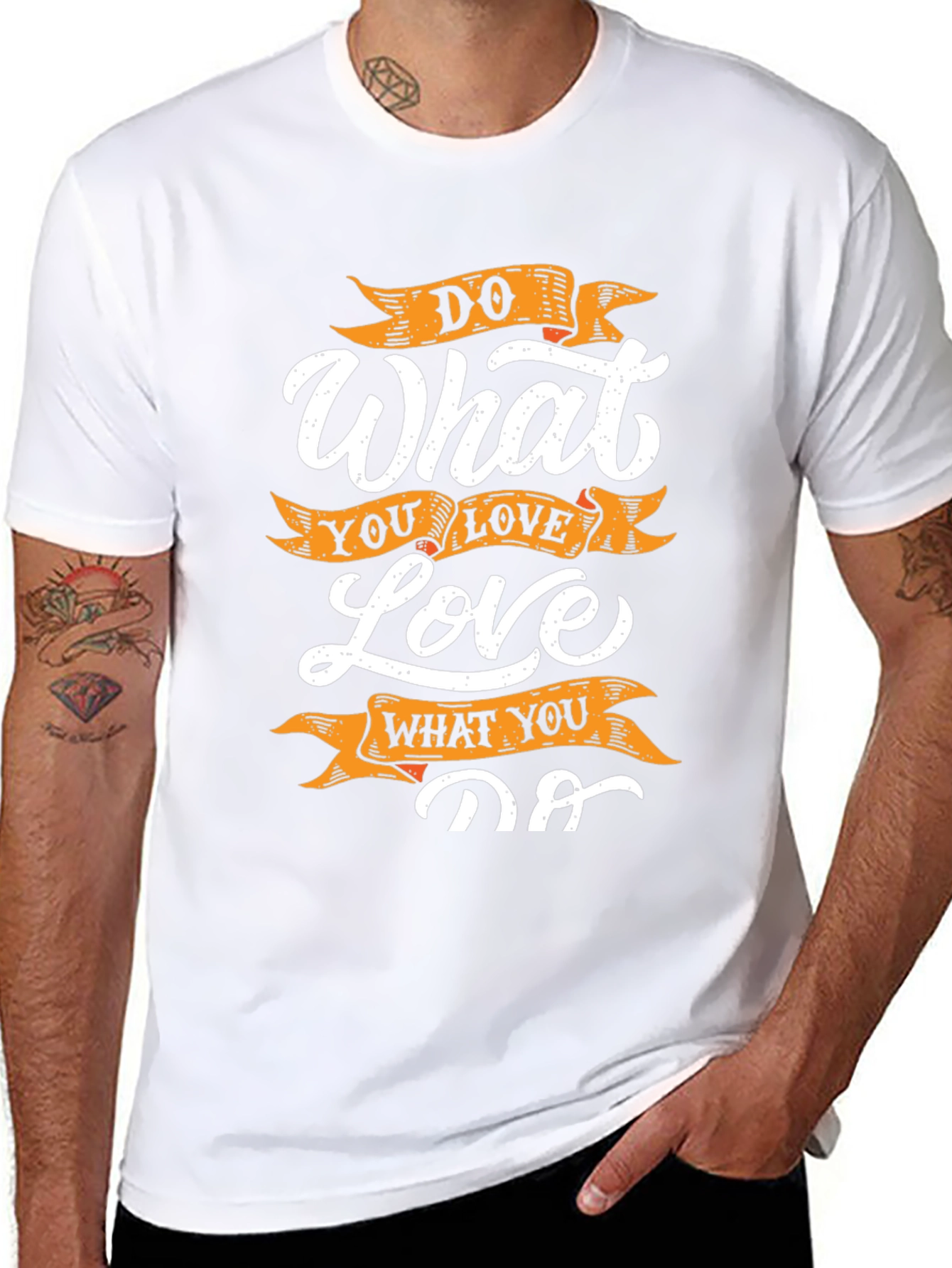 Motivational Do What You Love Graphic Tee
