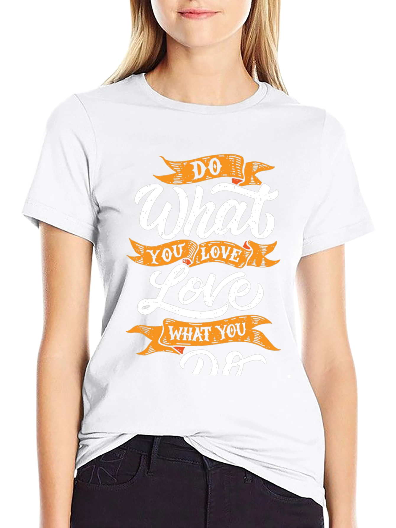 Motivational Do What You Love Graphic Tee