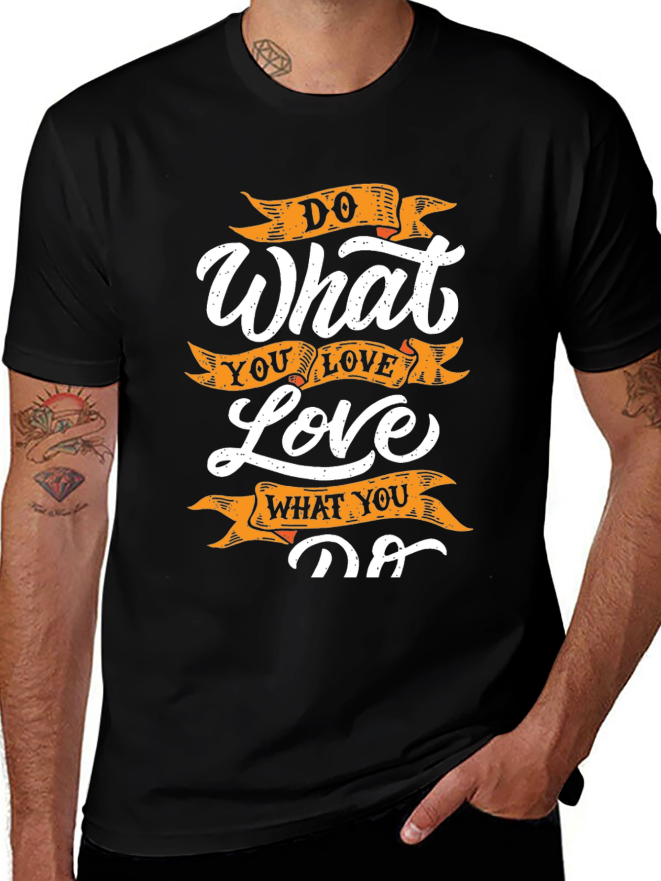 Motivational Do What You Love Graphic Tee