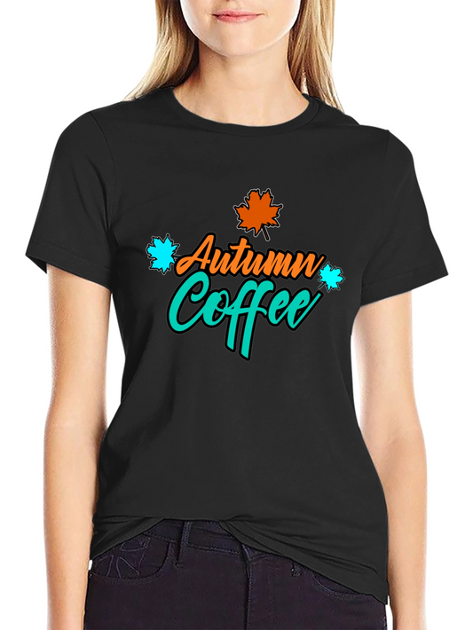 Autumn Coffee Graphic Tee - Fall Vibes