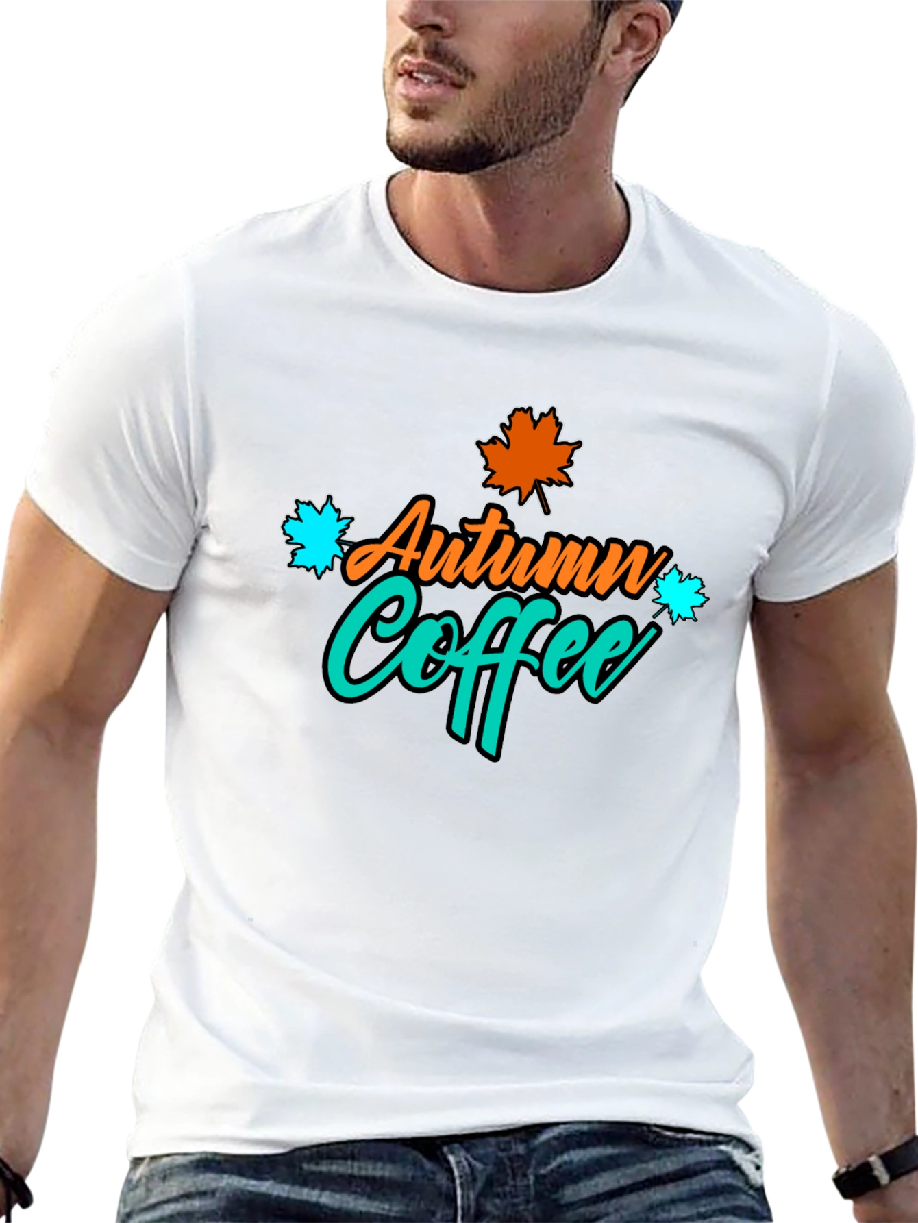 Autumn Coffee Graphic Tee - Fall Vibes