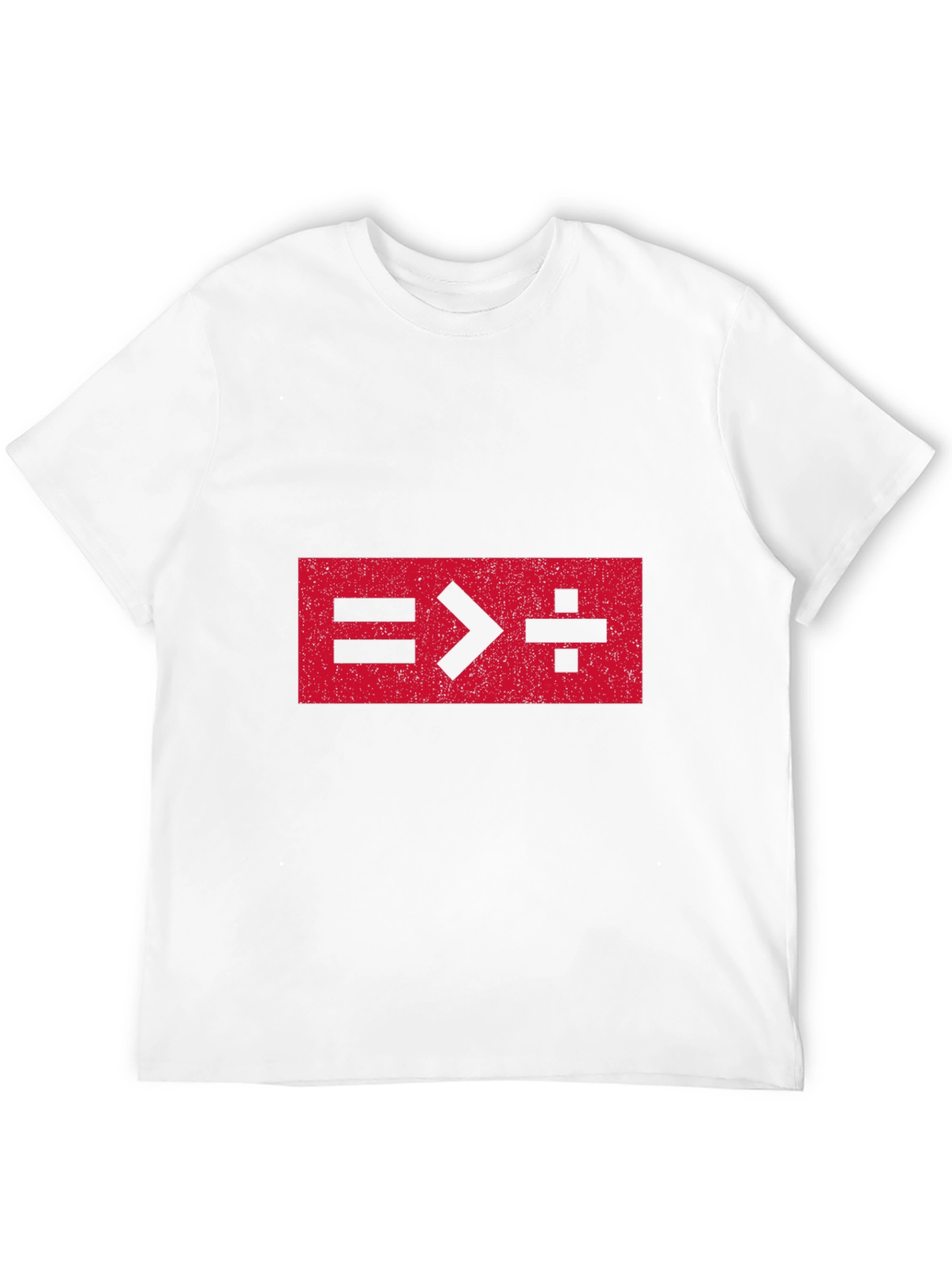 Equals Greater Than Divide Math T-Shirt