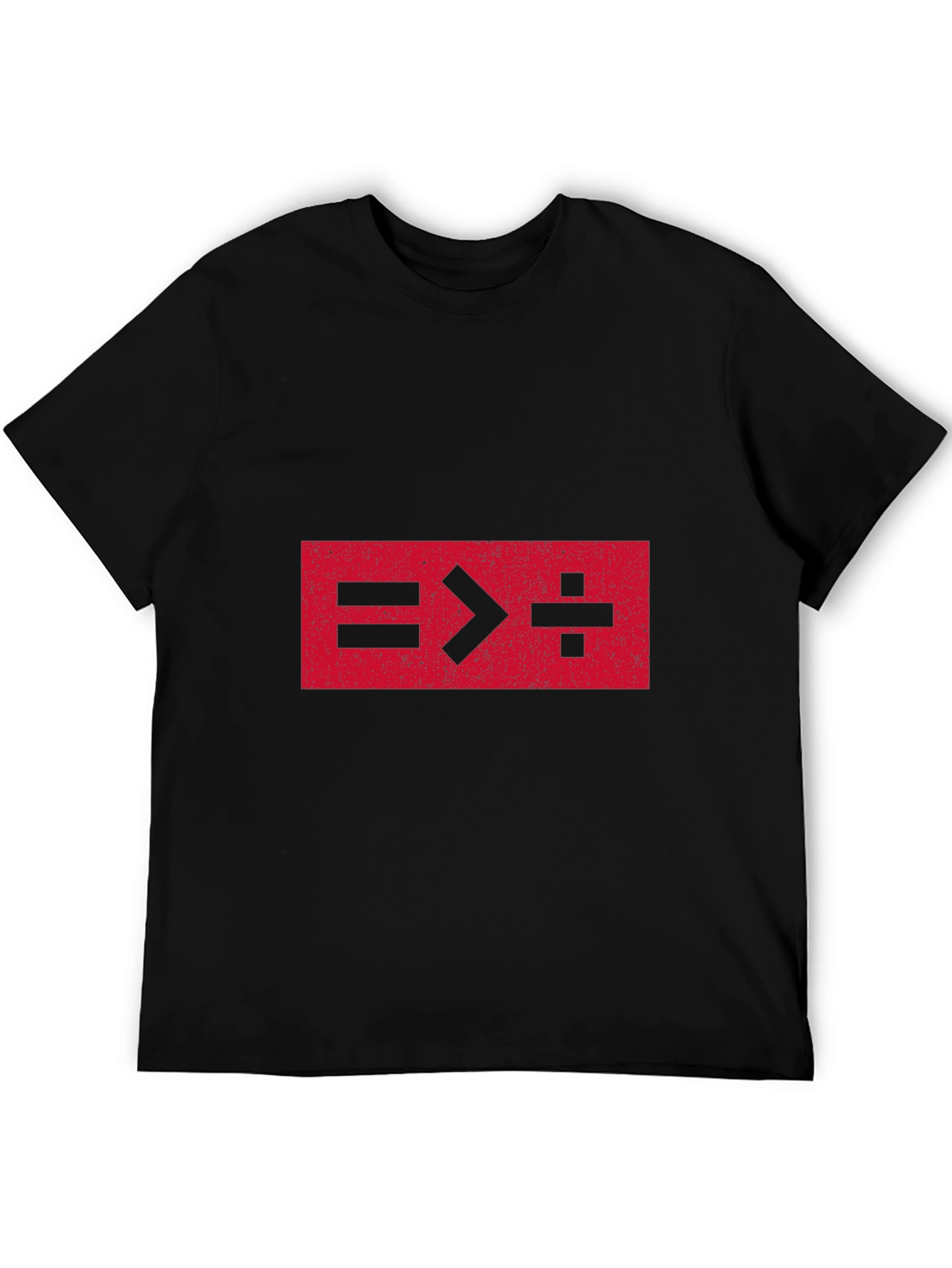 Equals Greater Than Divide Math T-Shirt
