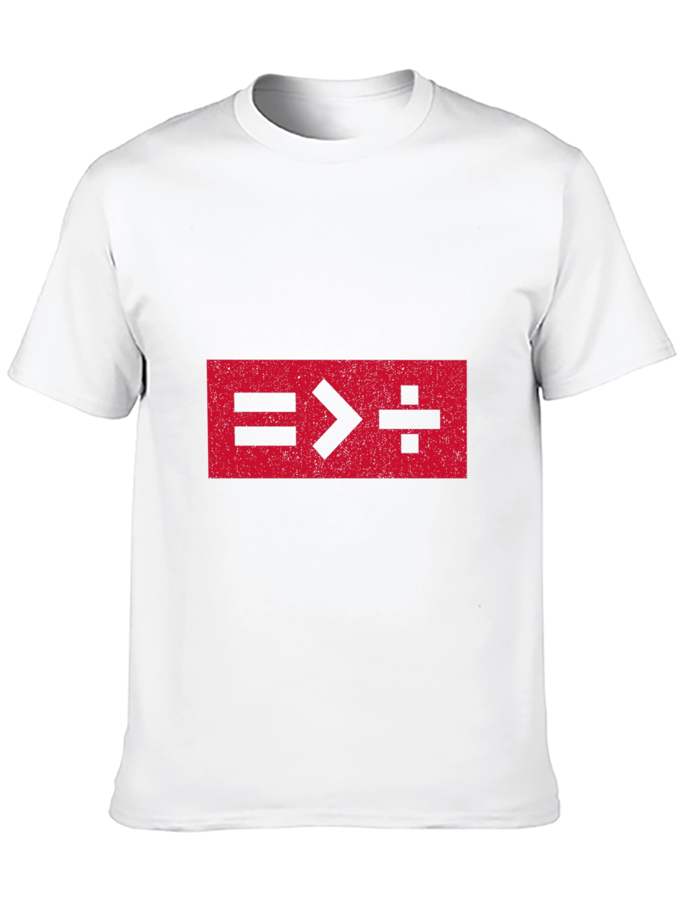 Equals Greater Than Divide Math T-Shirt
