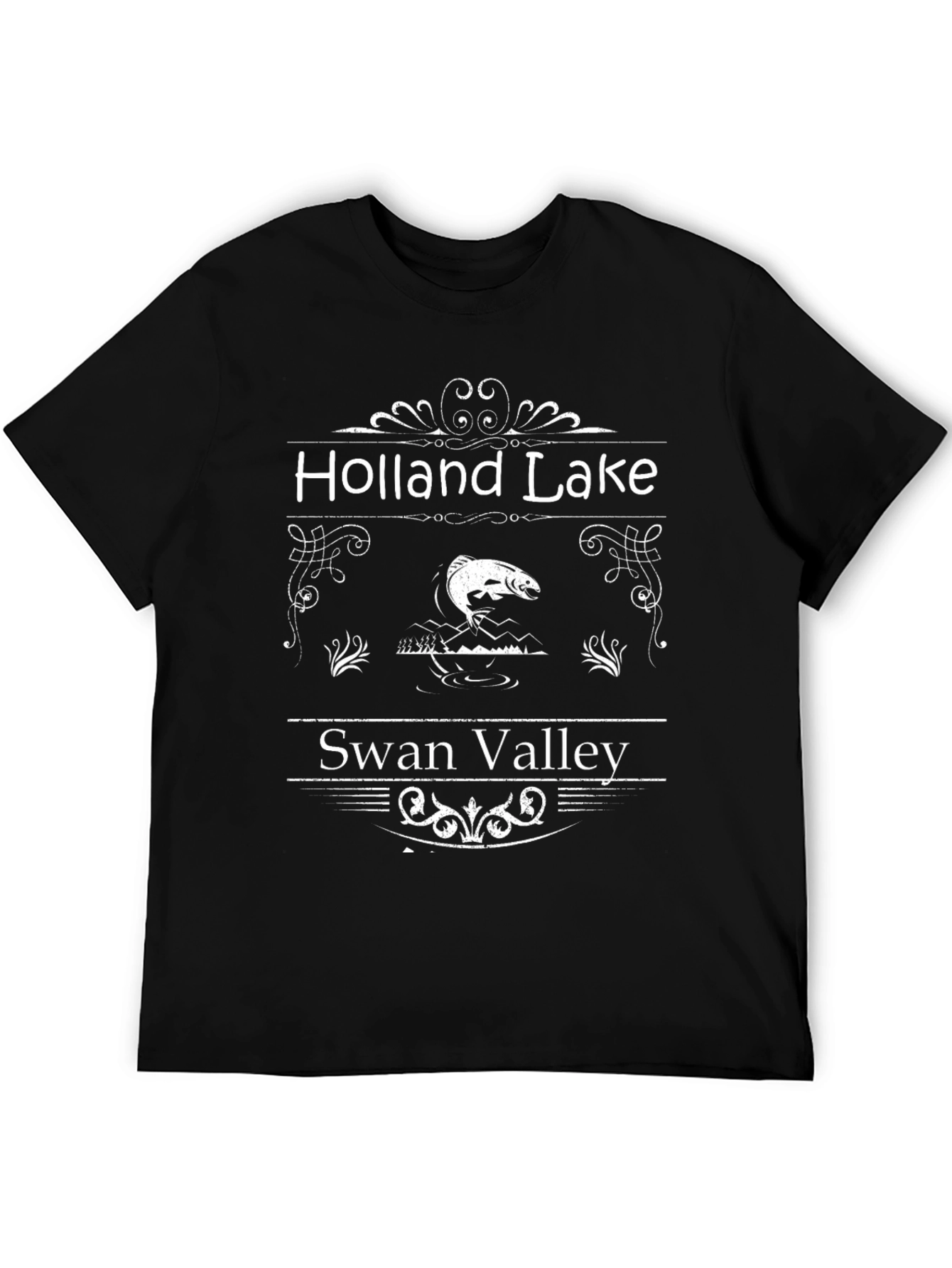 Holland Lake Swan Valley Fishing T-Shirt