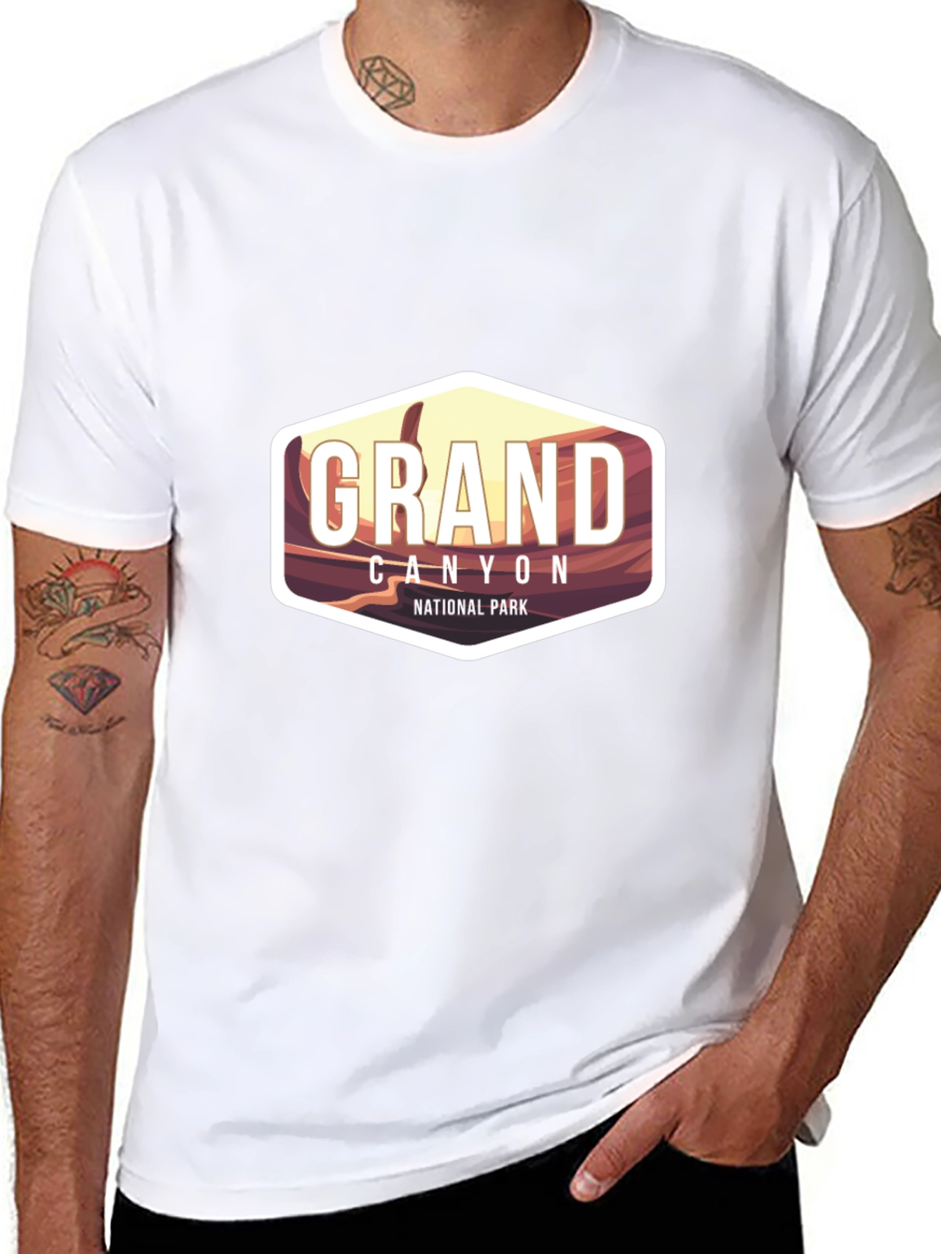 Grand Canyon National Park Graphic Tee - Black
