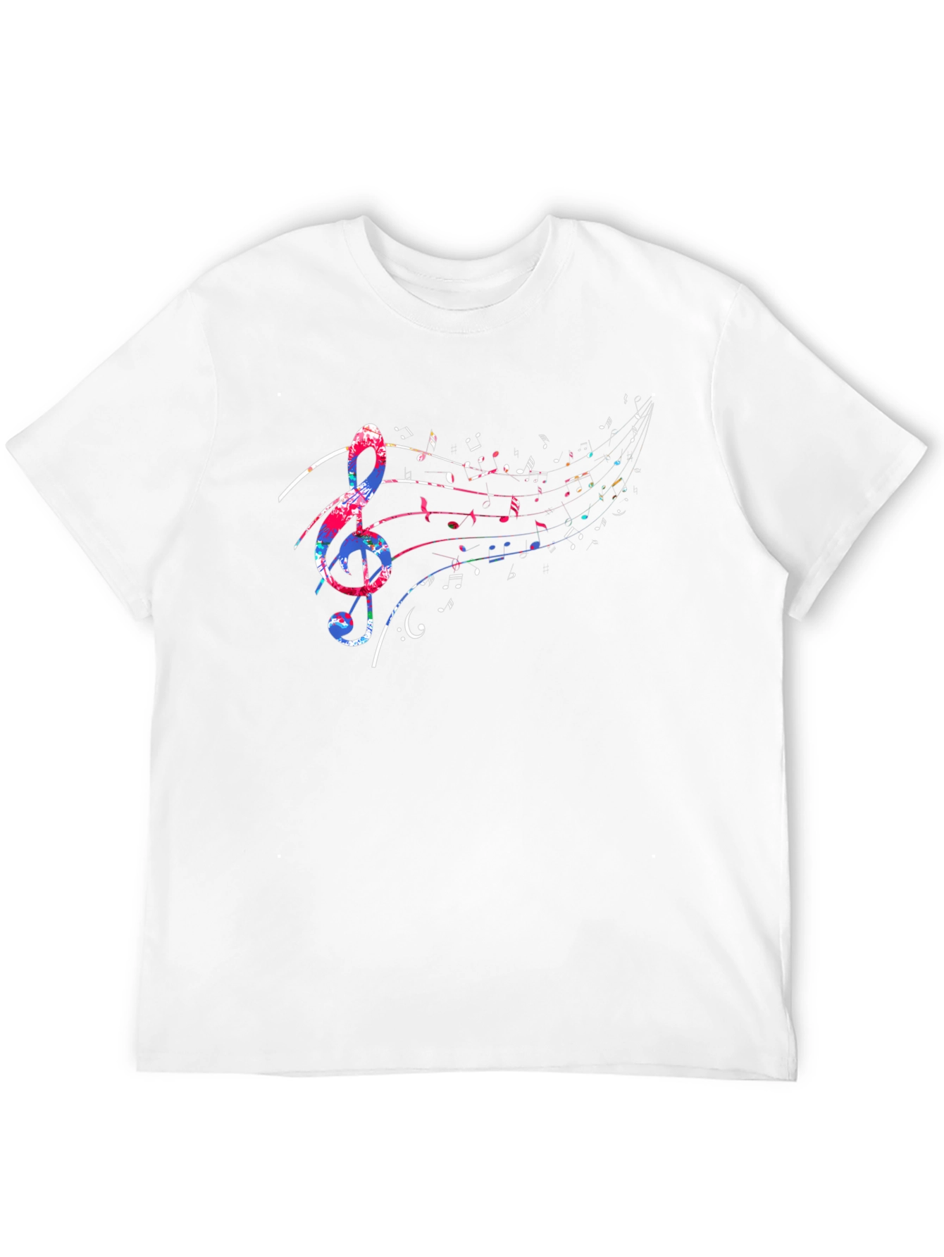 Musical Note Treble Clef Graphic Tee
