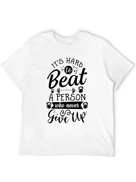 Its Hard to Beat Graphic Tee - Black