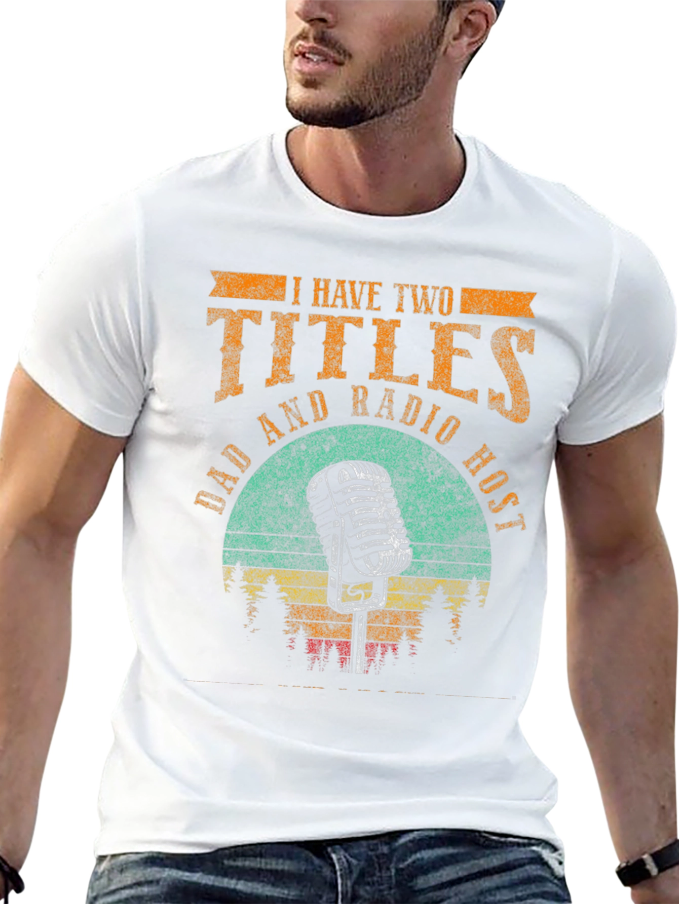 Dad and Radio Host Graphic T-Shirt