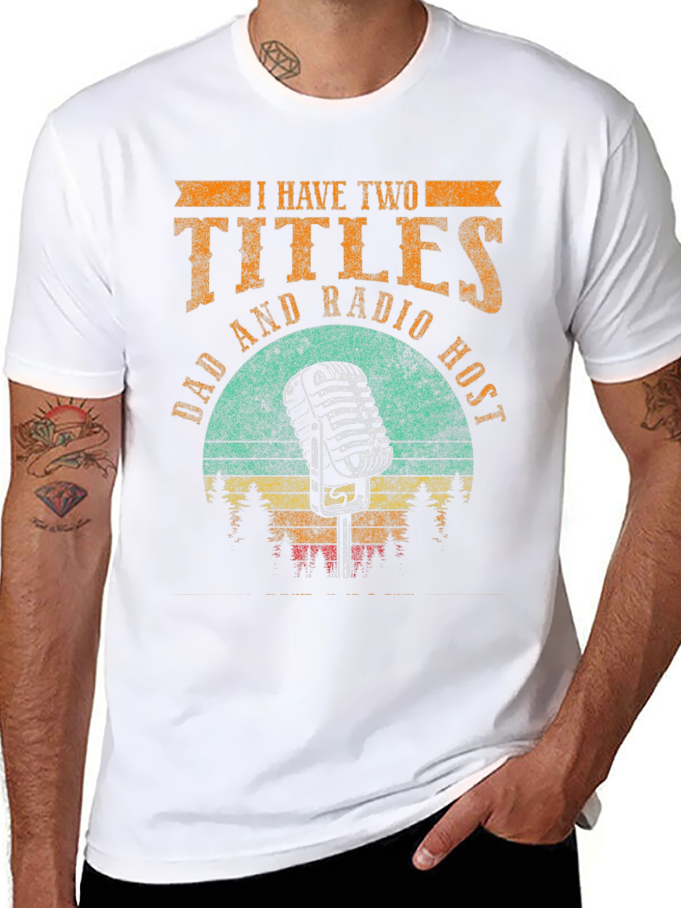 Dad and Radio Host Graphic T-Shirt