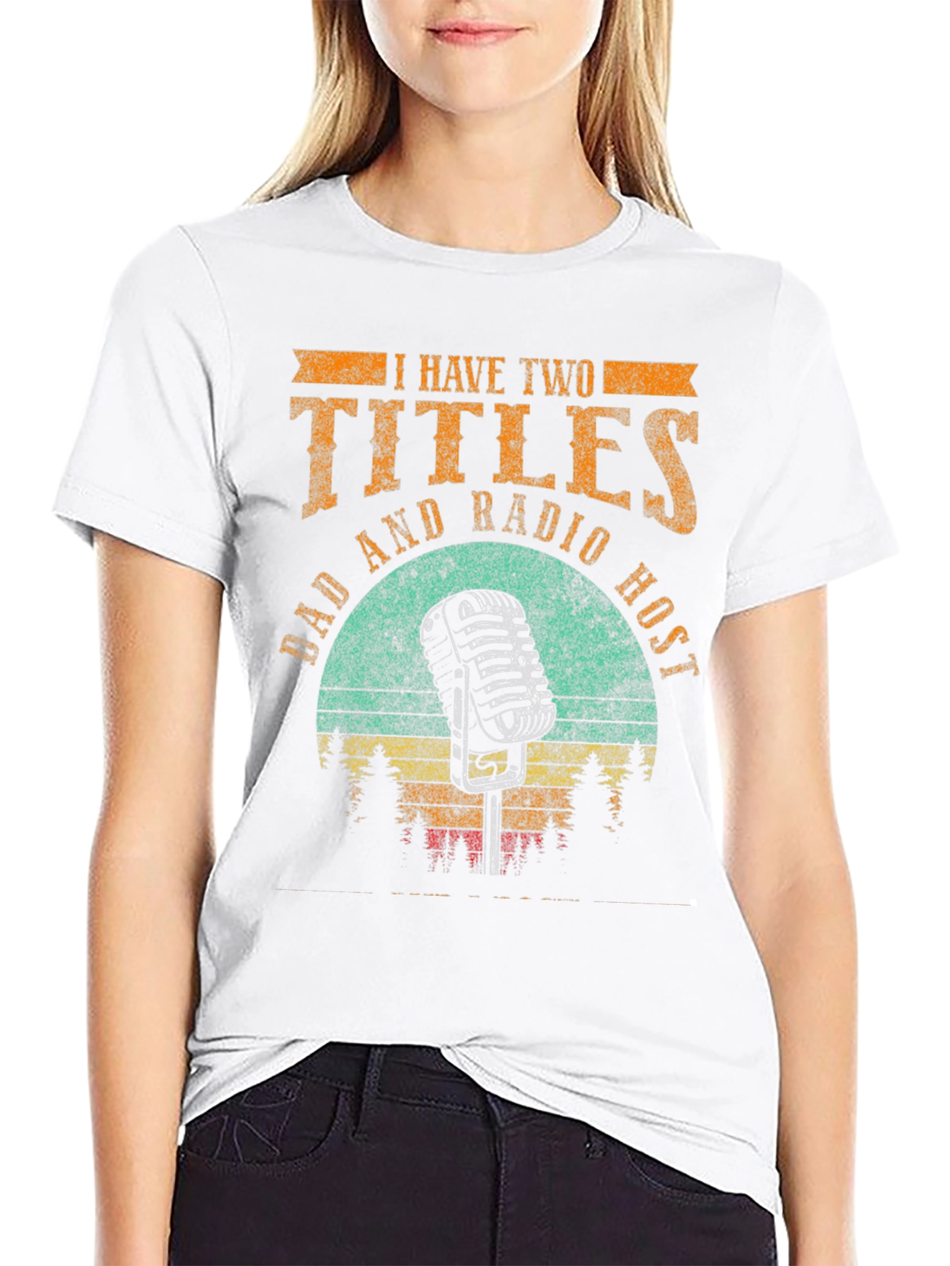 Dad and Radio Host Graphic T-Shirt