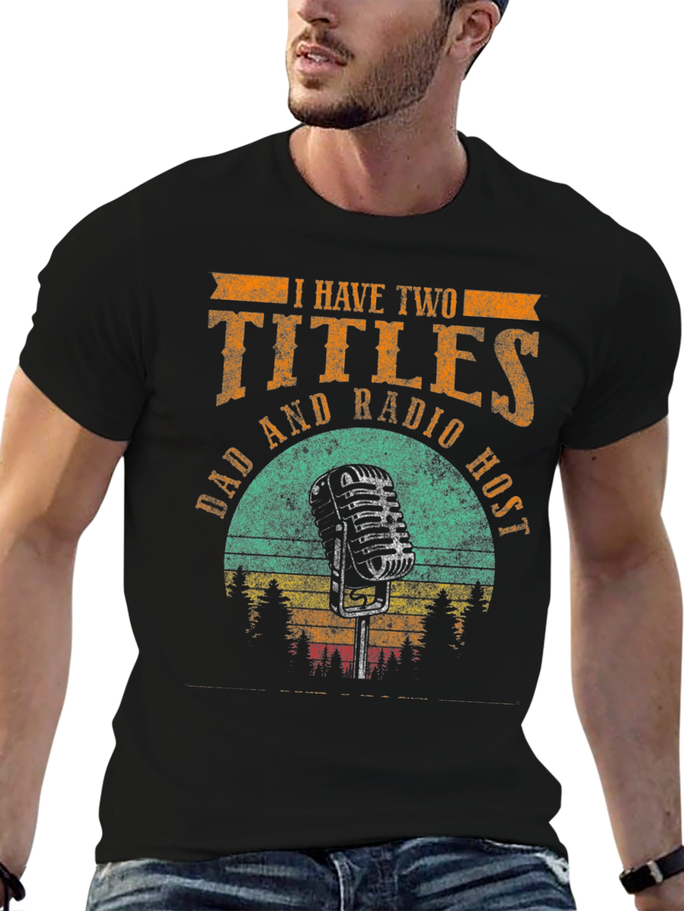 Dad and Radio Host Graphic T-Shirt