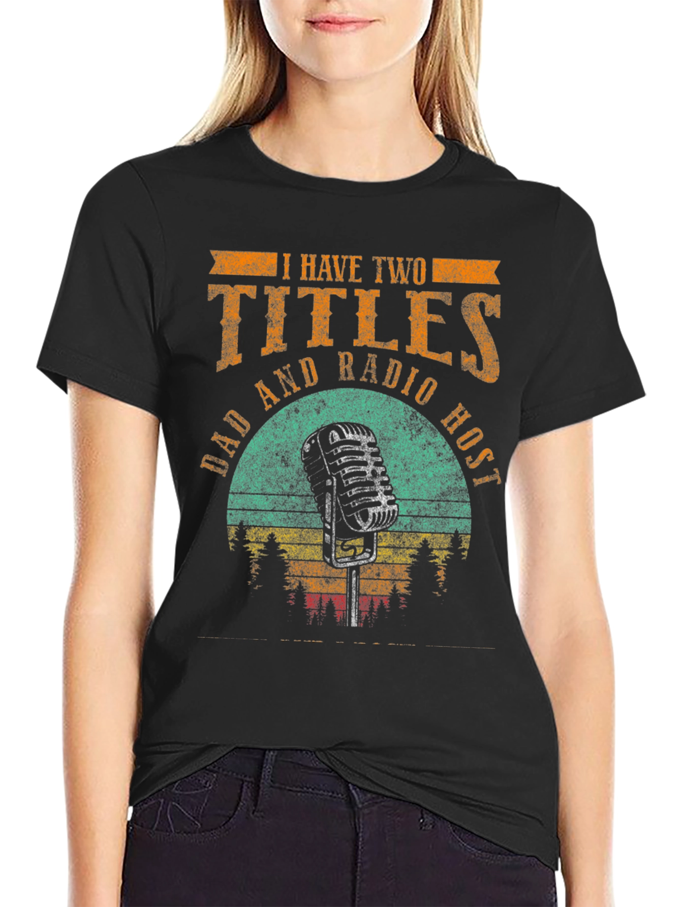 Dad and Radio Host Graphic T-Shirt