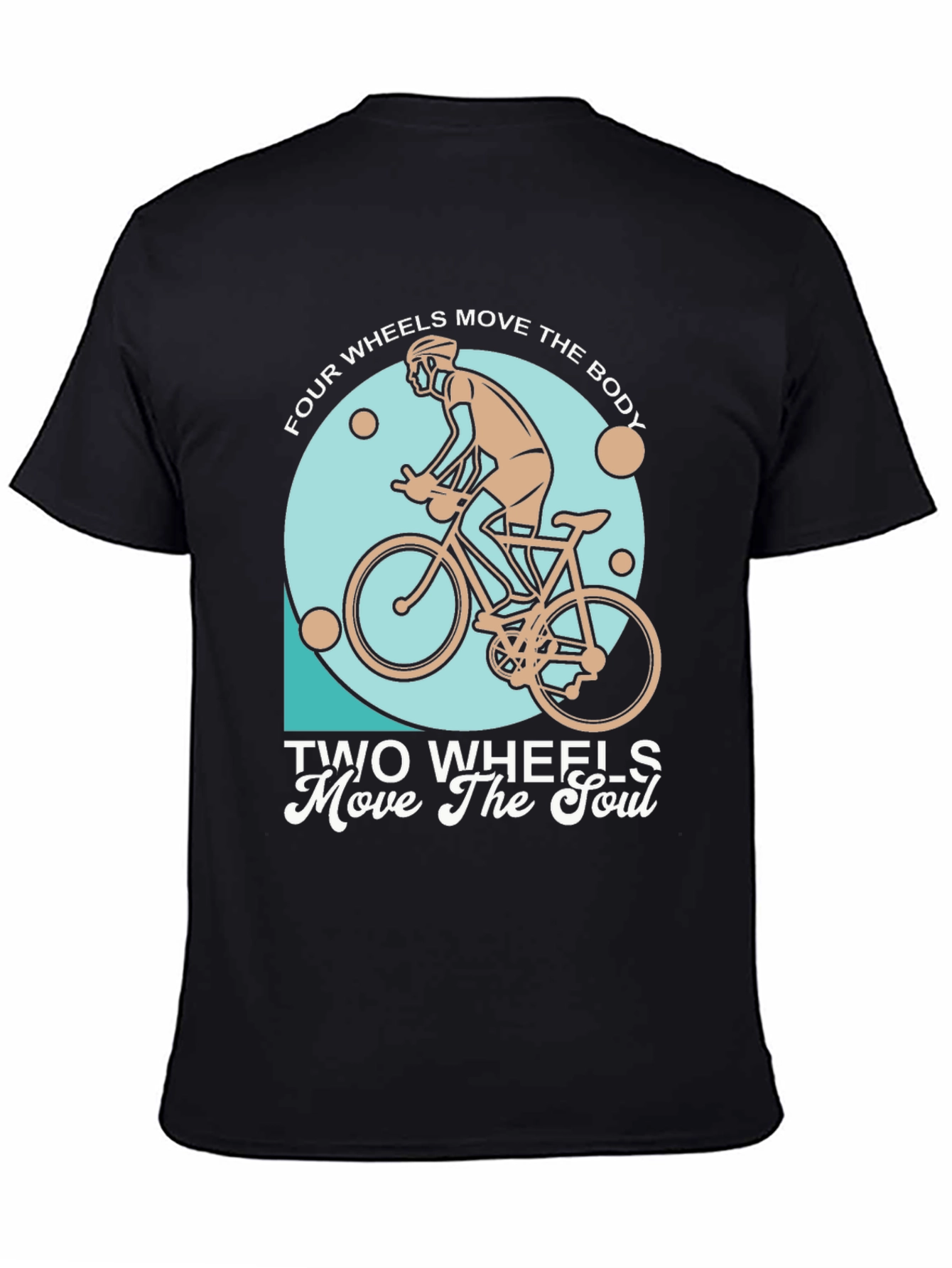 Cycling T-Shirt: Two Wheels Move The Soul