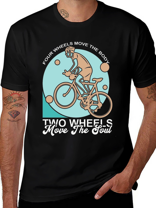 Cycling T-Shirt: Two Wheels Move The Soul