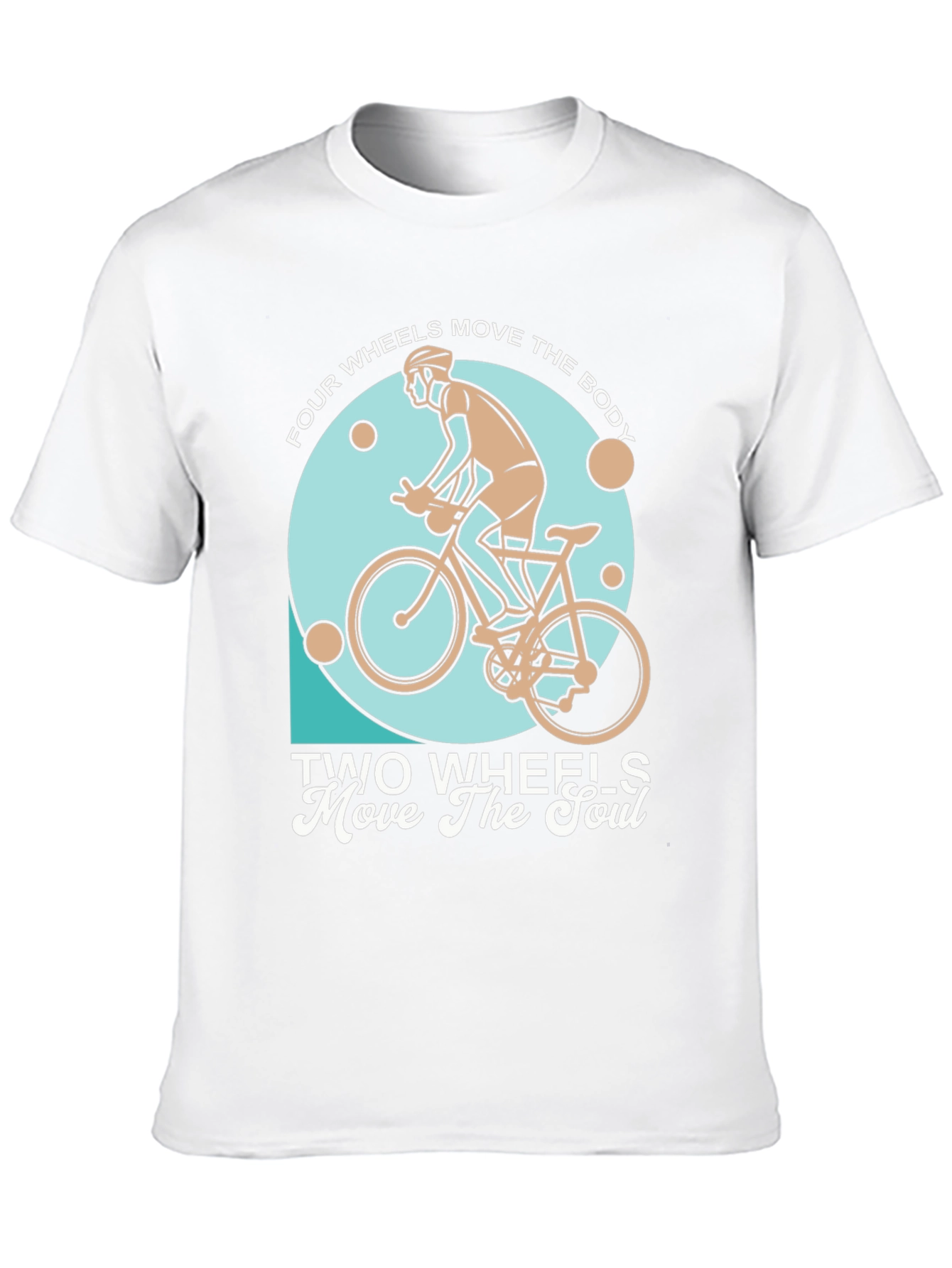 Cycling T-Shirt: Two Wheels Move The Soul