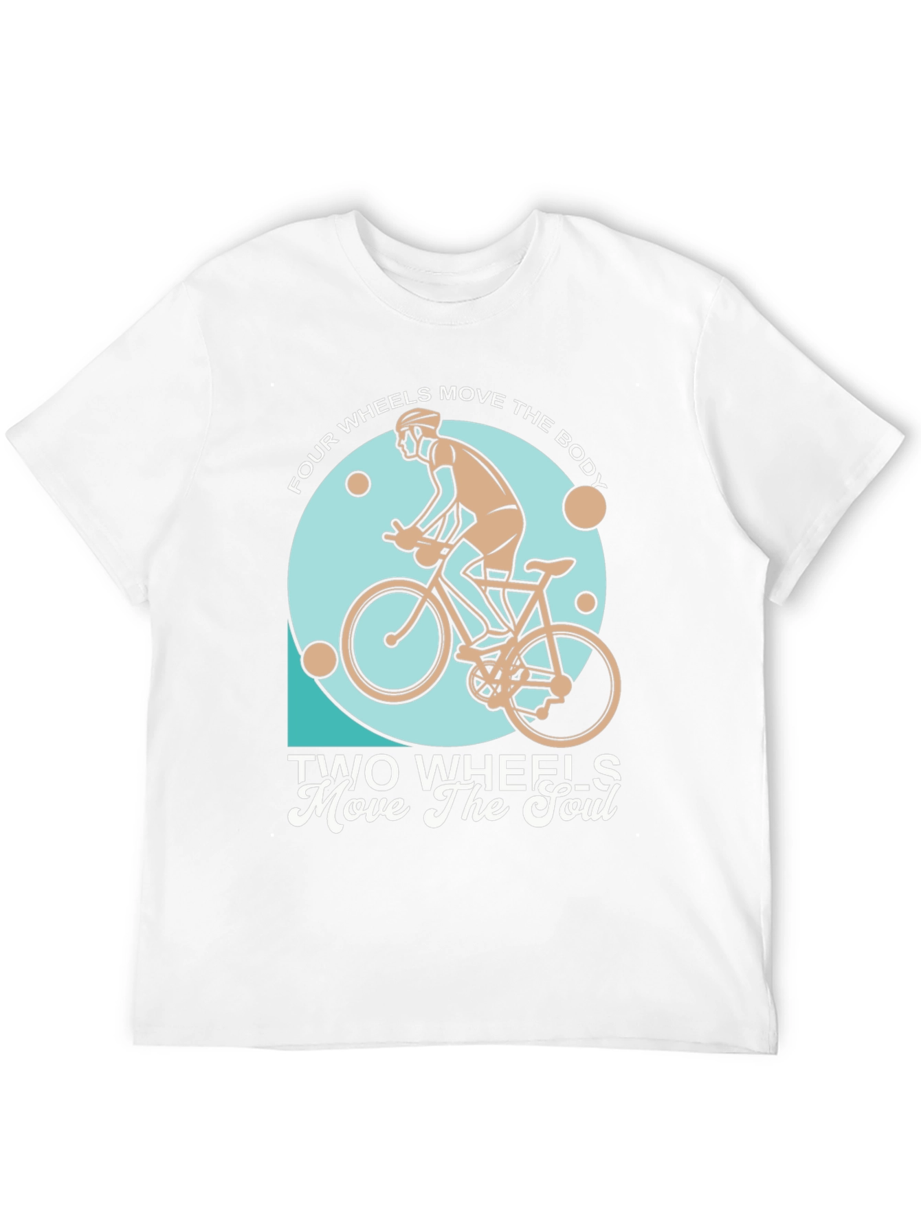 Cycling T-Shirt: Two Wheels Move The Soul
