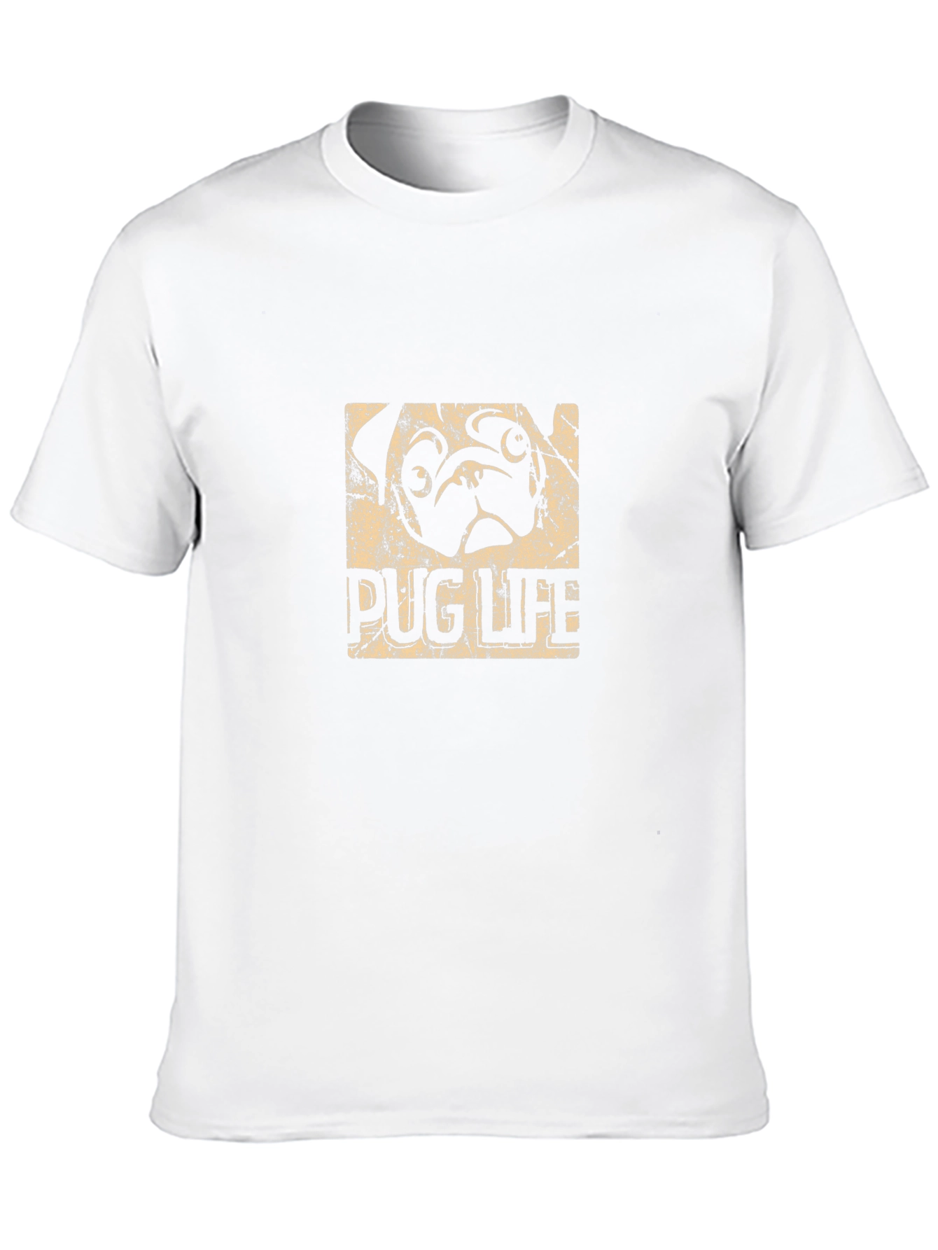 Pug Life Graphic T-Shirt - Mens Casual Tee