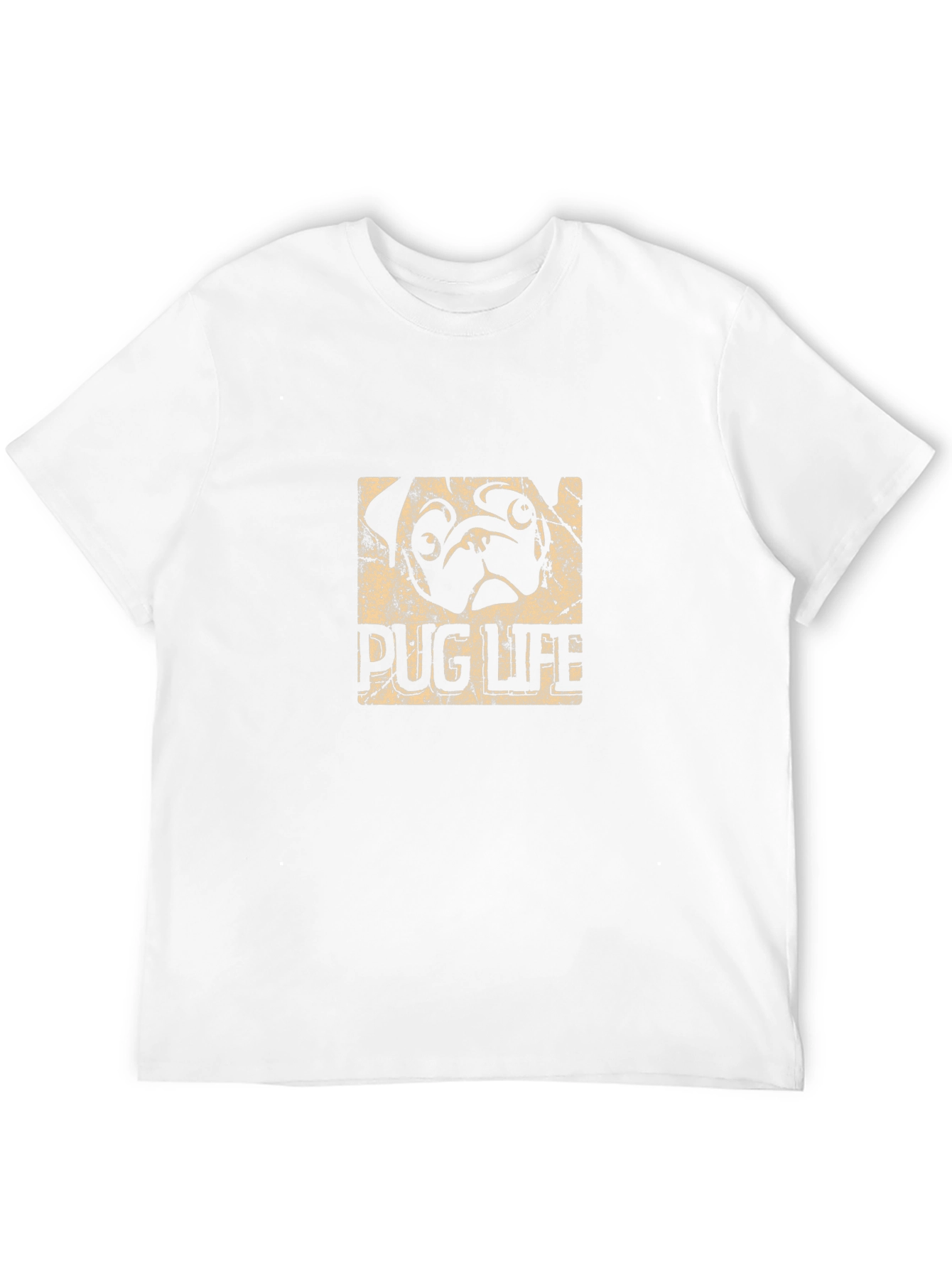Pug Life Graphic T-Shirt - Mens Casual Tee