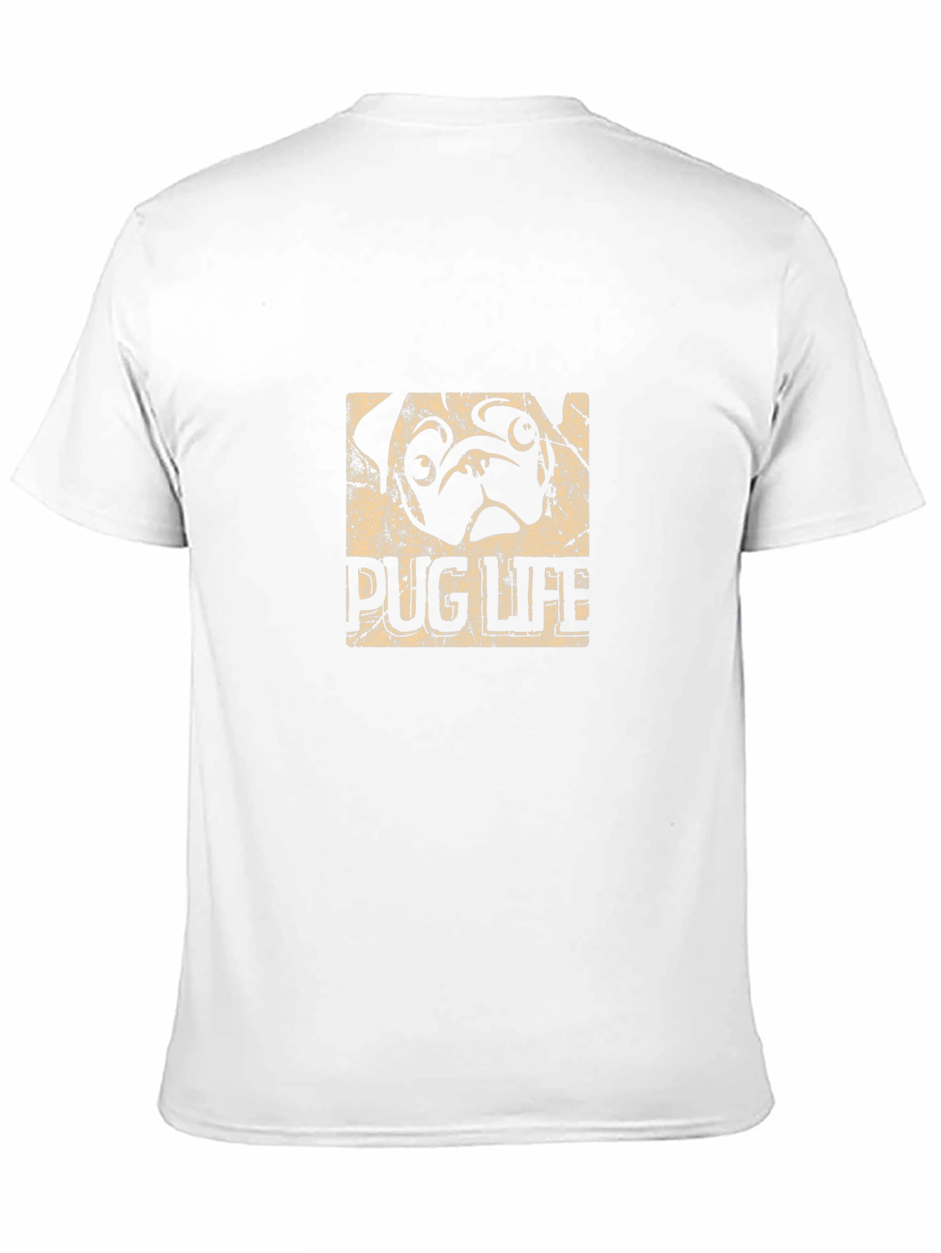 Pug Life Graphic T-Shirt - Mens Casual Tee