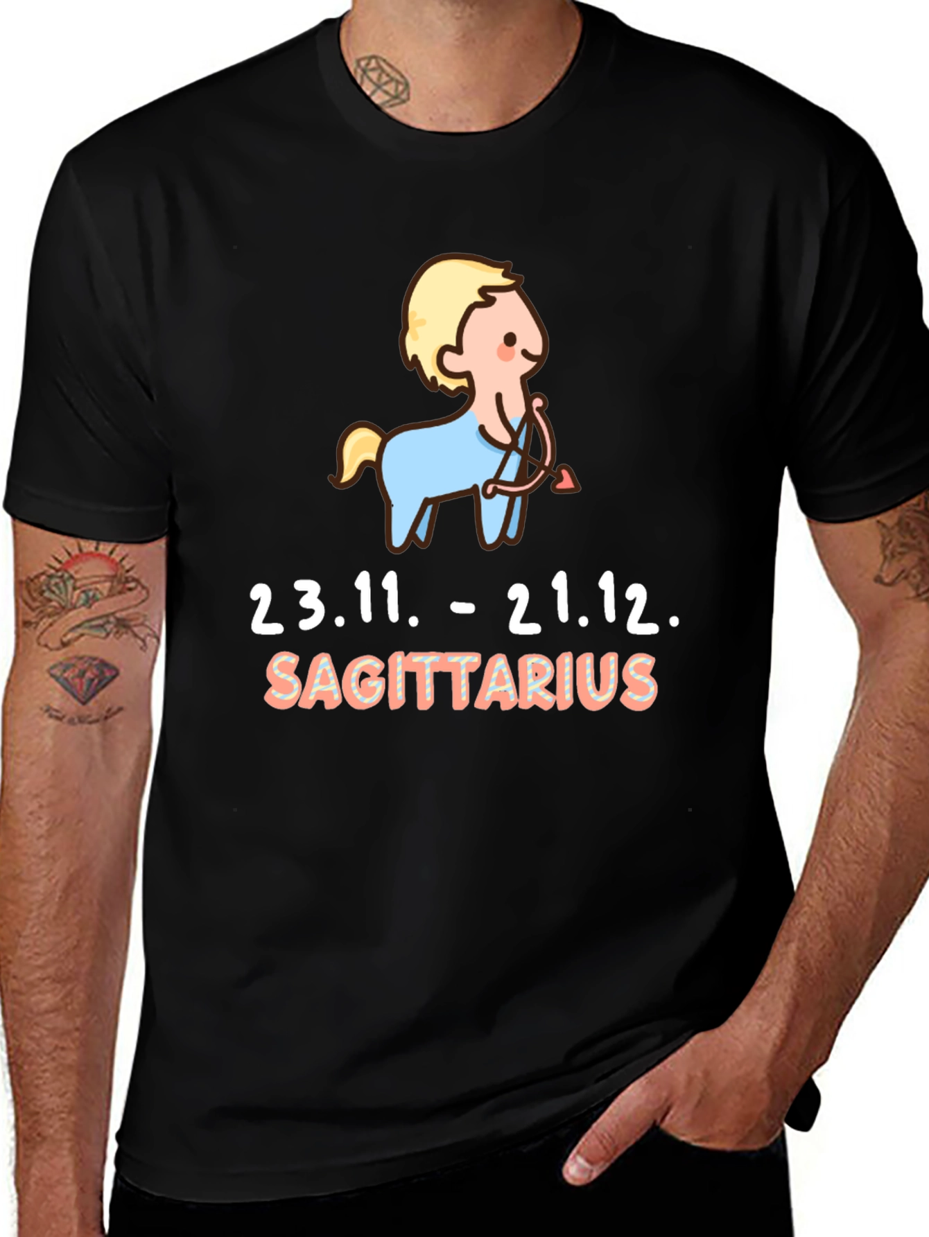Sagittarius Zodiac T-Shirt: November 23 - December 21