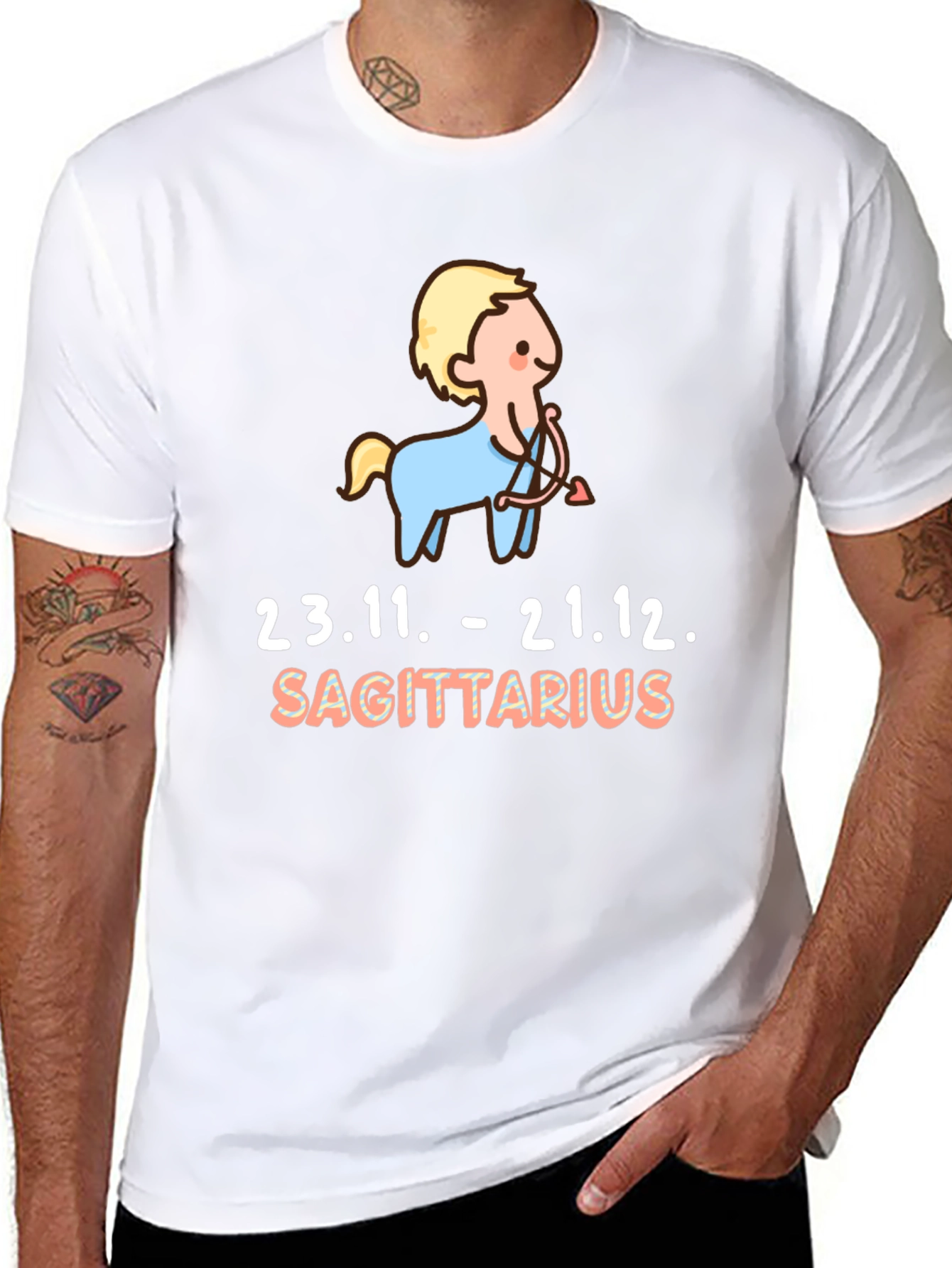 Sagittarius Zodiac T-Shirt: November 23 - December 21