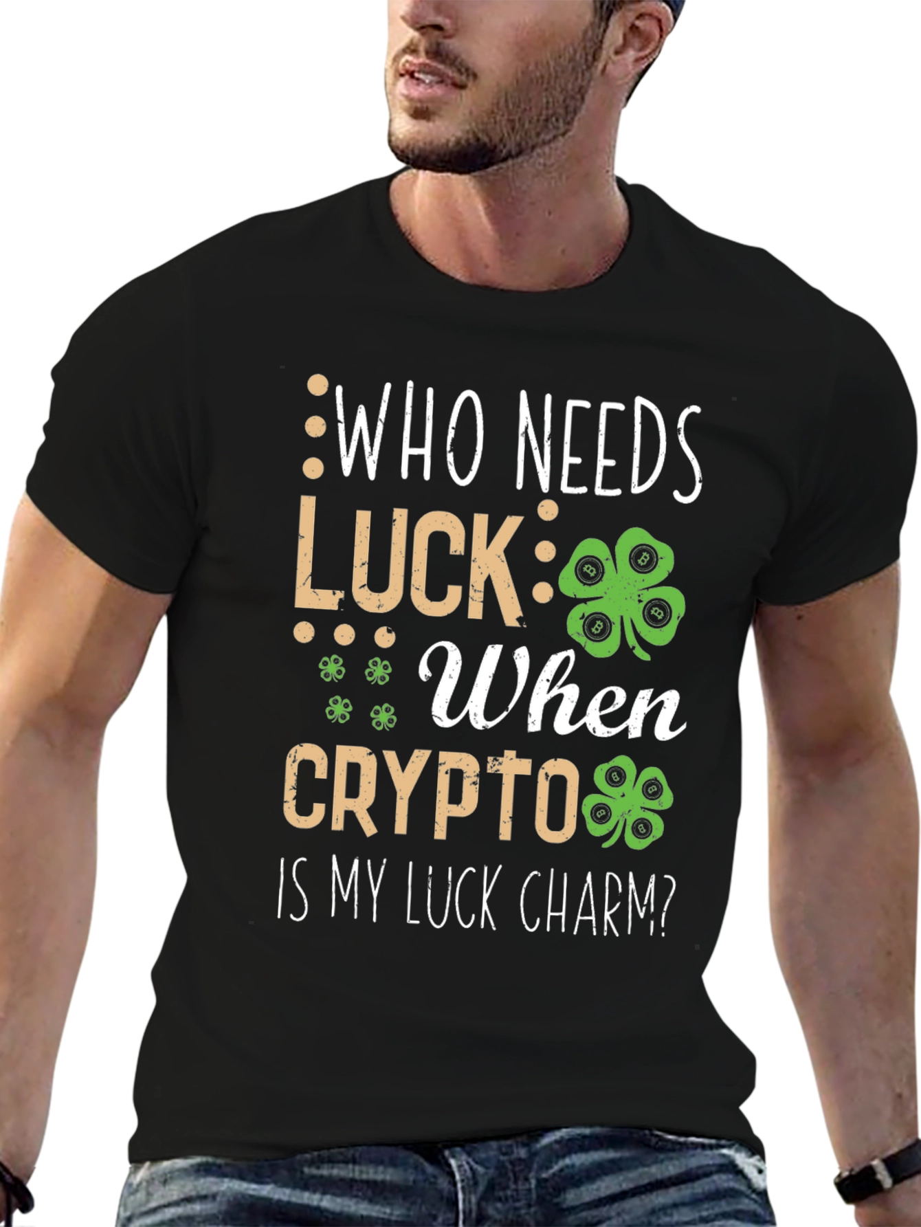 Crypto Luck Charm T-Shirt - St. Patricks Day Bitcoin