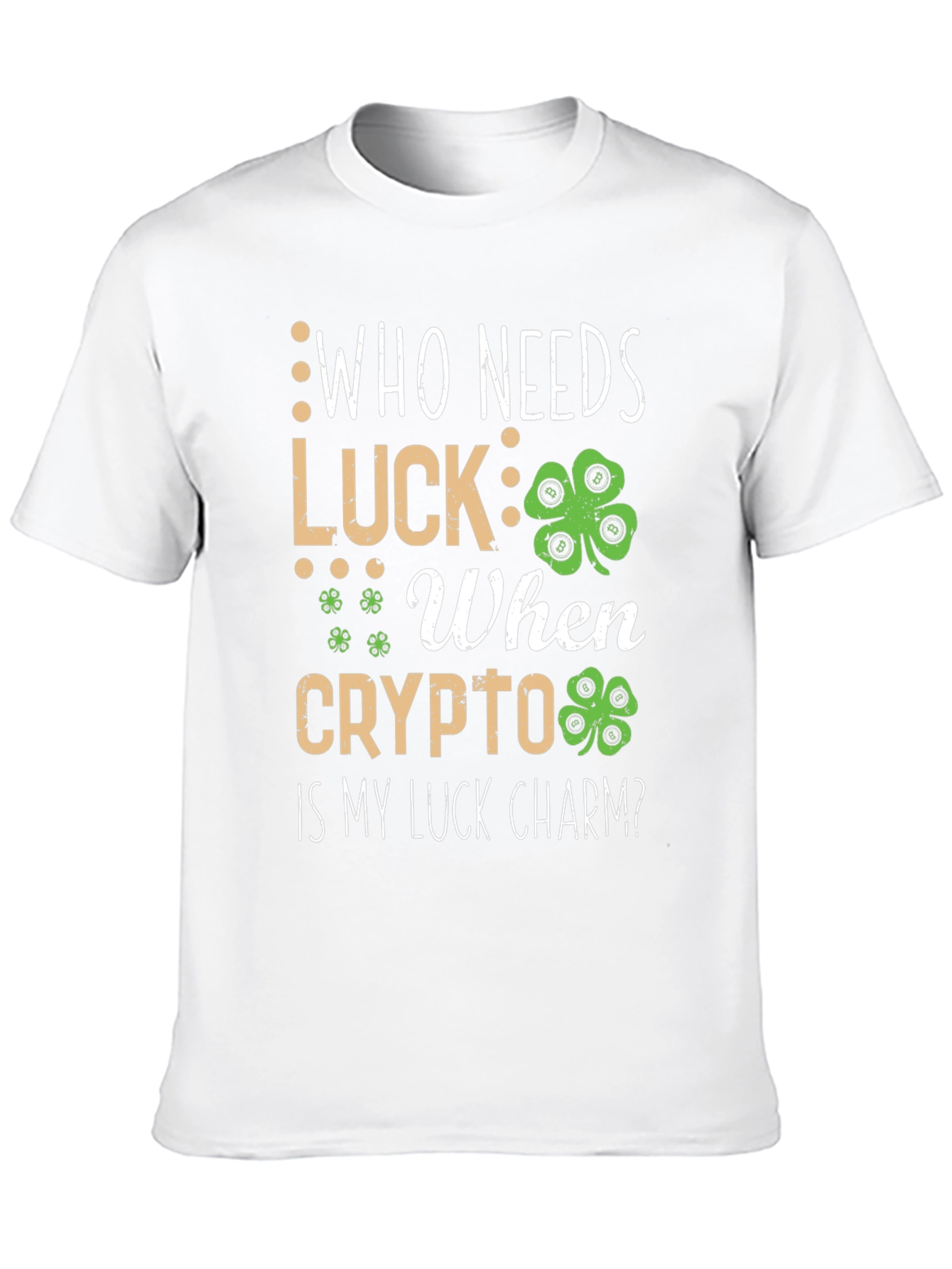 Crypto Luck Charm T-Shirt - St. Patricks Day Bitcoin