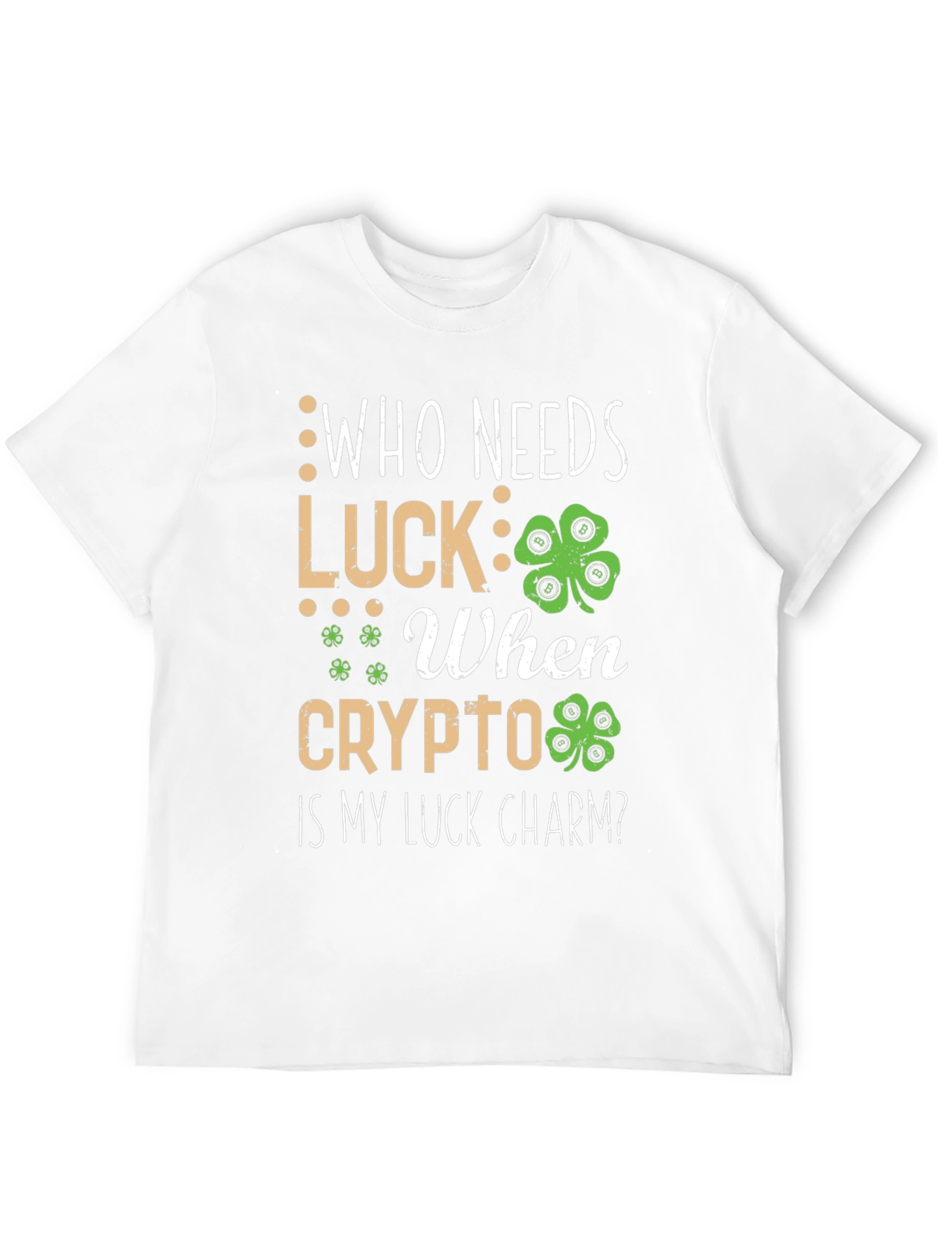 Crypto Luck Charm T-Shirt - St. Patricks Day Bitcoin
