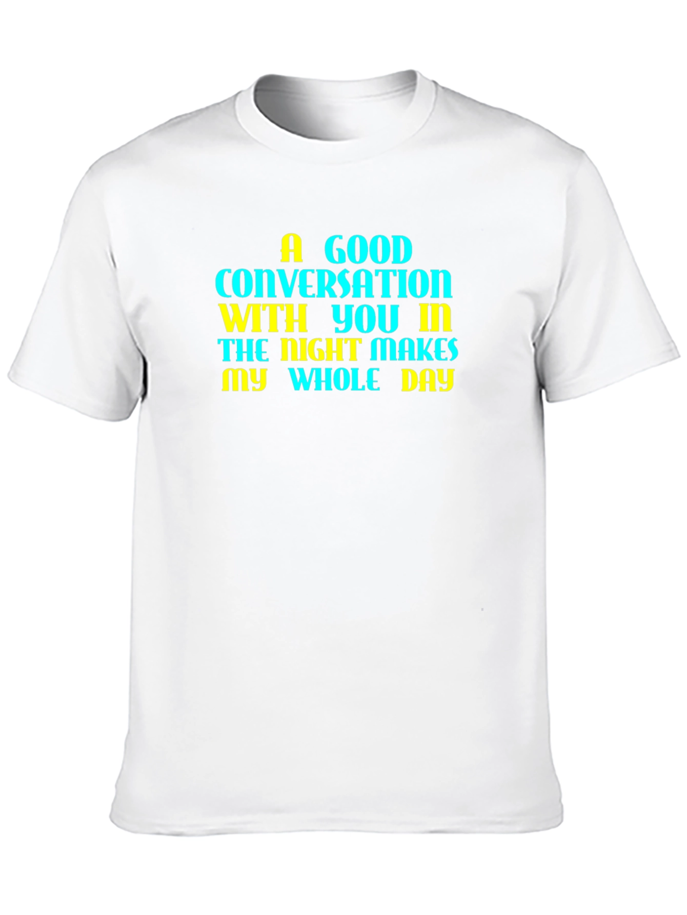 A Good Conversation Graphic Tee - Black