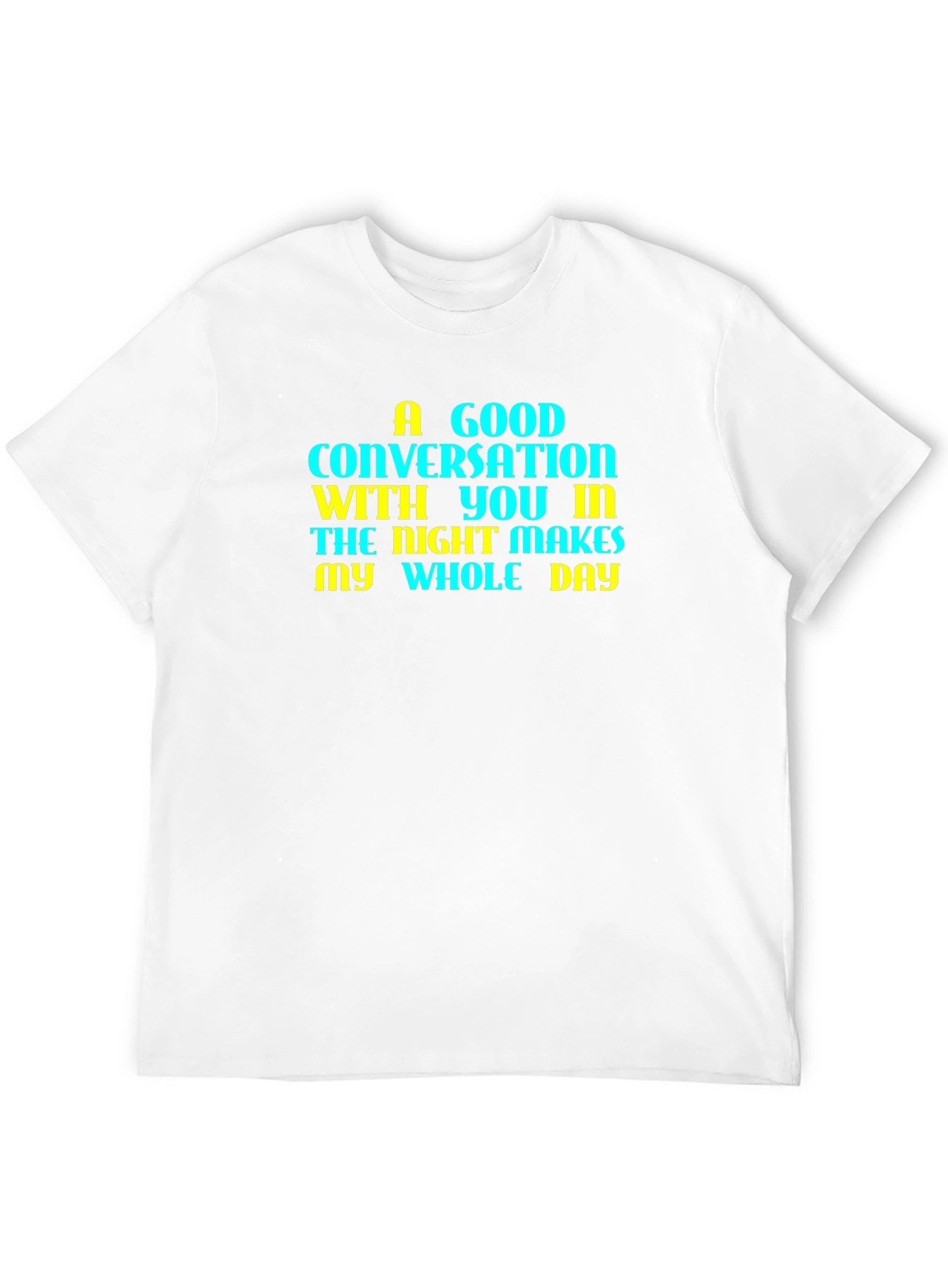 A Good Conversation Graphic Tee - Black