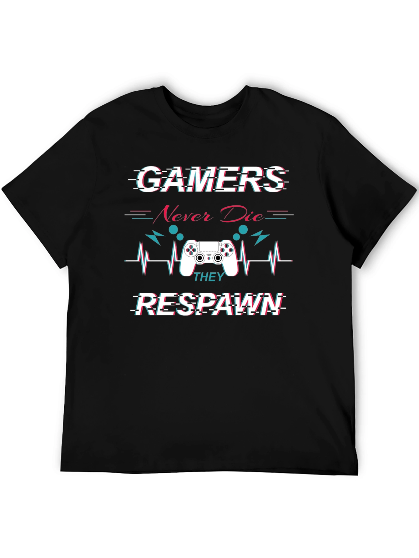 Gamer Never Die Respawn T-Shirt