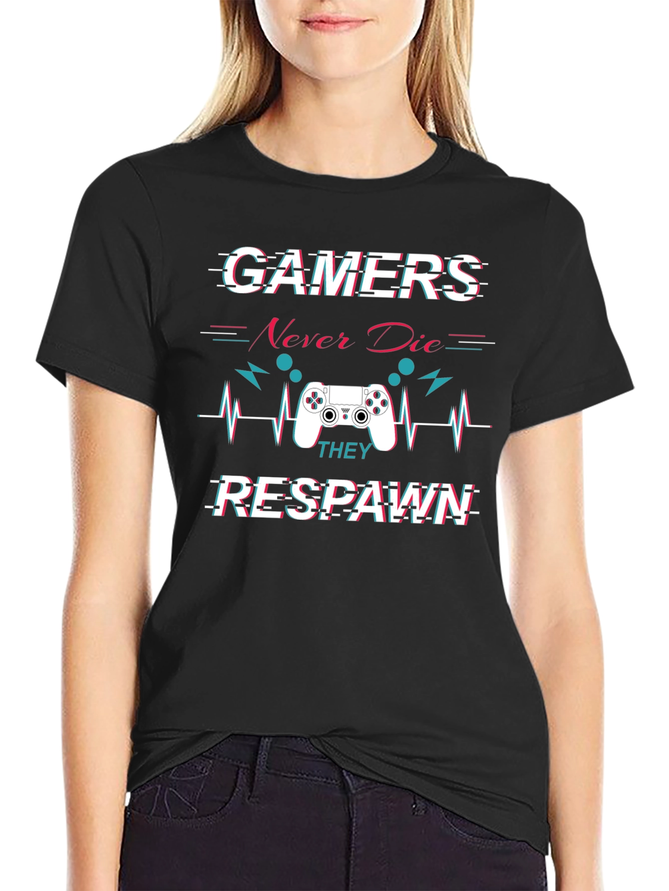 Gamer Never Die Respawn T-Shirt