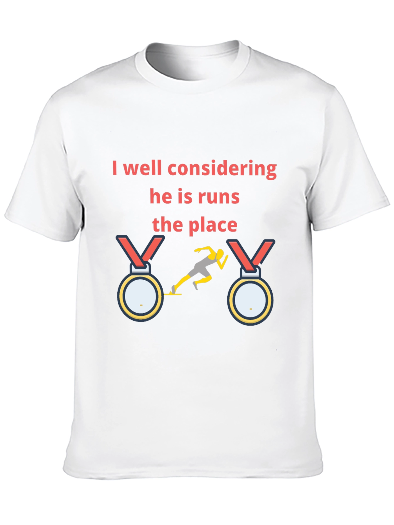 Runners Pride T-Shirt: He Runs the Place
