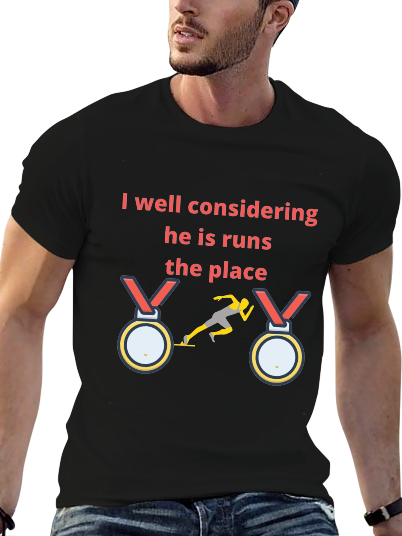 Runners Pride T-Shirt: He Runs the Place
