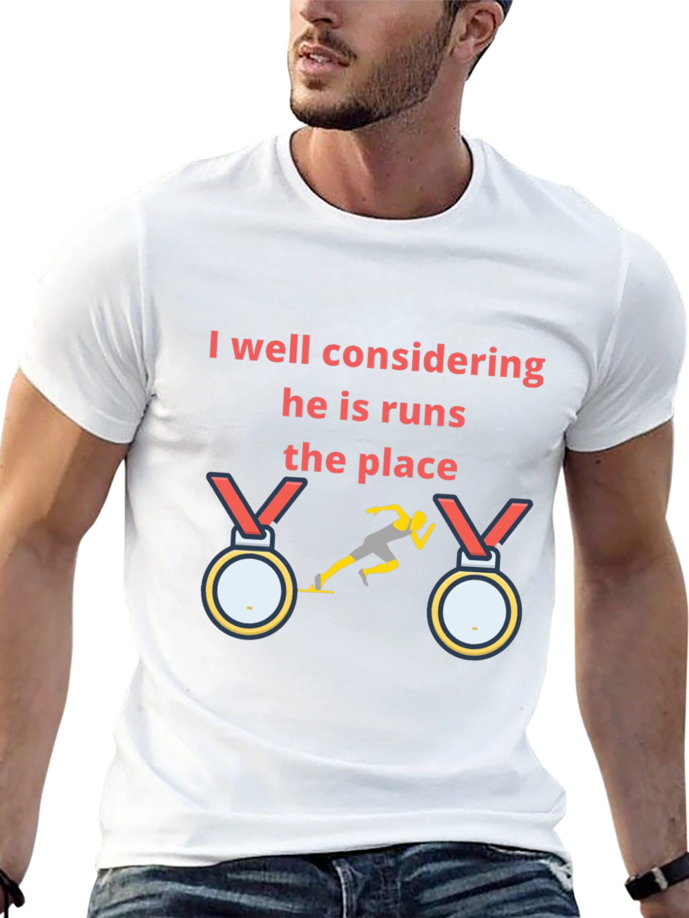 Runners Pride T-Shirt: He Runs the Place