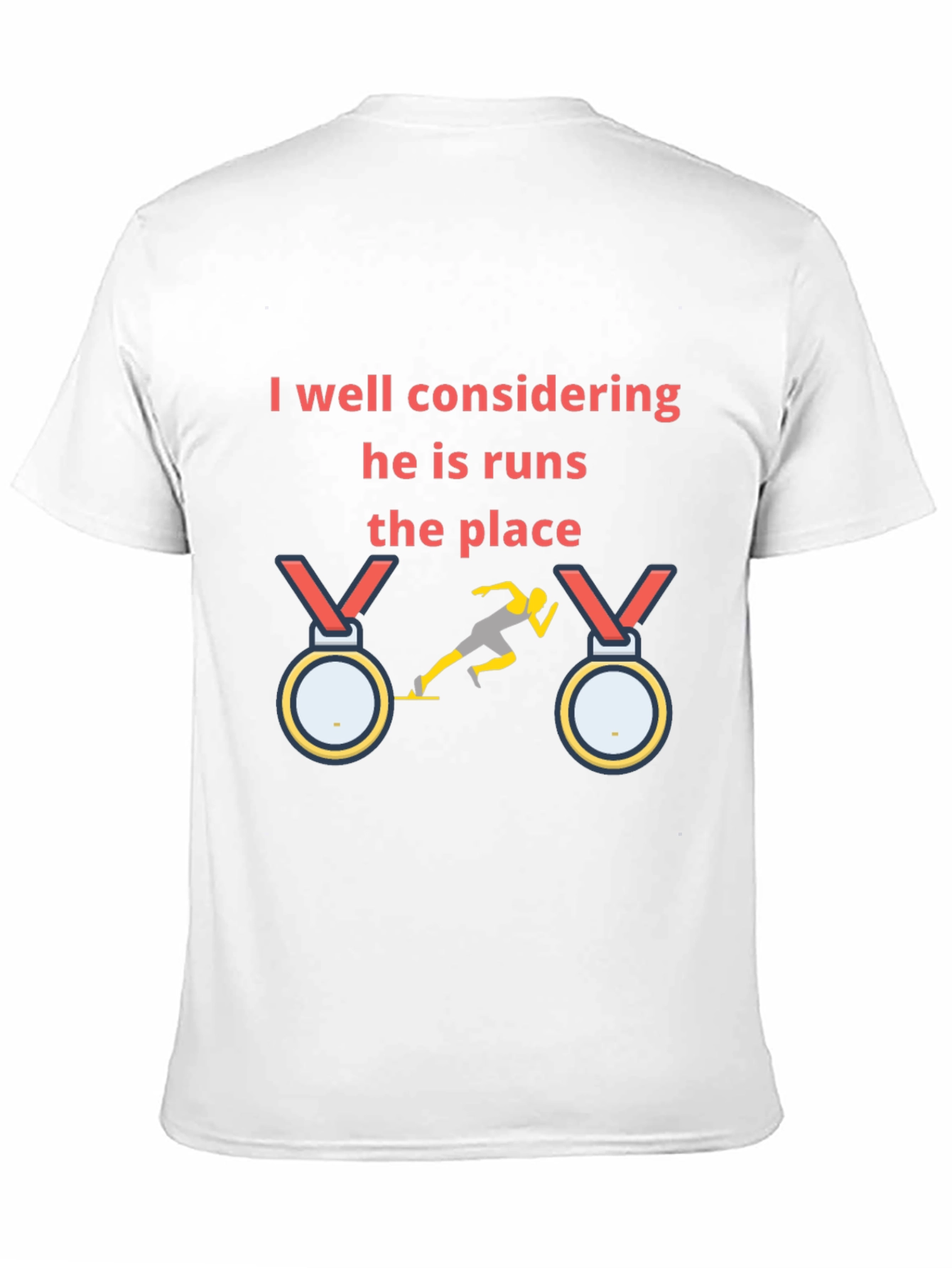 Runners Pride T-Shirt: He Runs the Place