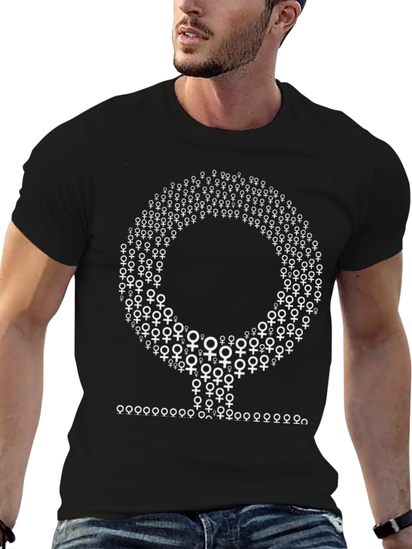 Feminist Symbol T-Shirt - Empowering Womens Tee