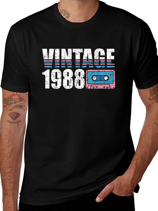 Vintage 1988 Cassette Graphic T-Shirt